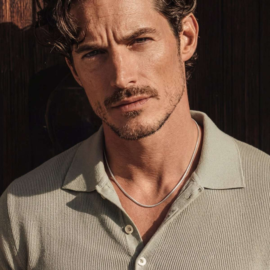 Valente BRAVE Men's Necklace - SophiaJewels · worn