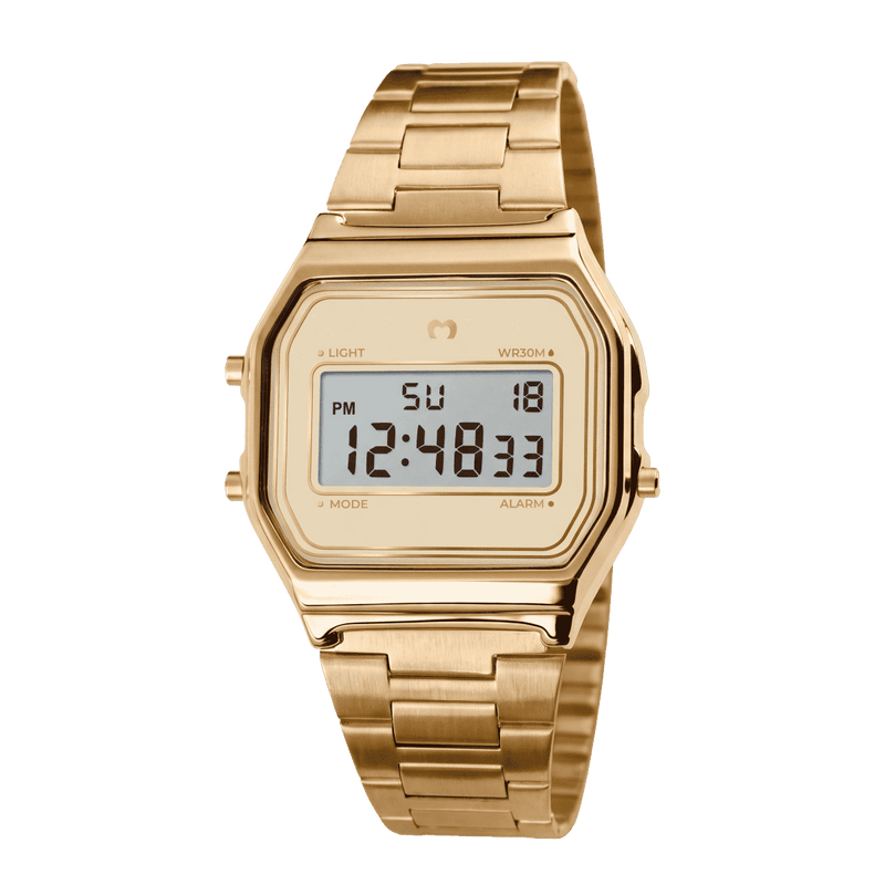 Vintage Digital Watch ~ Gold-Beige