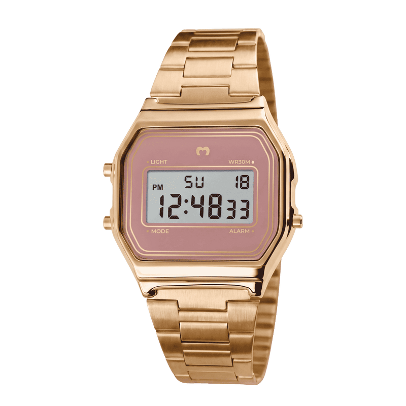 Vintage Digital Watch ~ Gold-Rosé