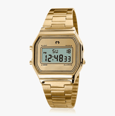 Vintage Digital Watch ~ Gold
