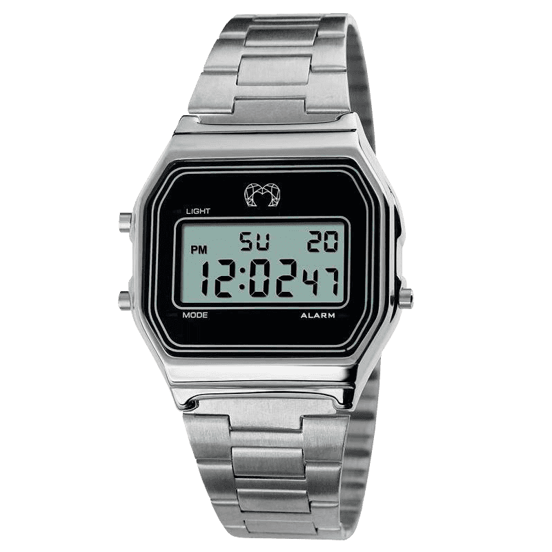 Vintage Digital Watch ~ Silver
