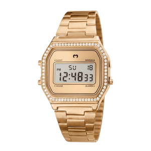 Vintage Glitter Digital Watch ~ Gold