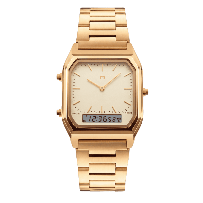 Vintage Retro Watch ~ Gold-Beige