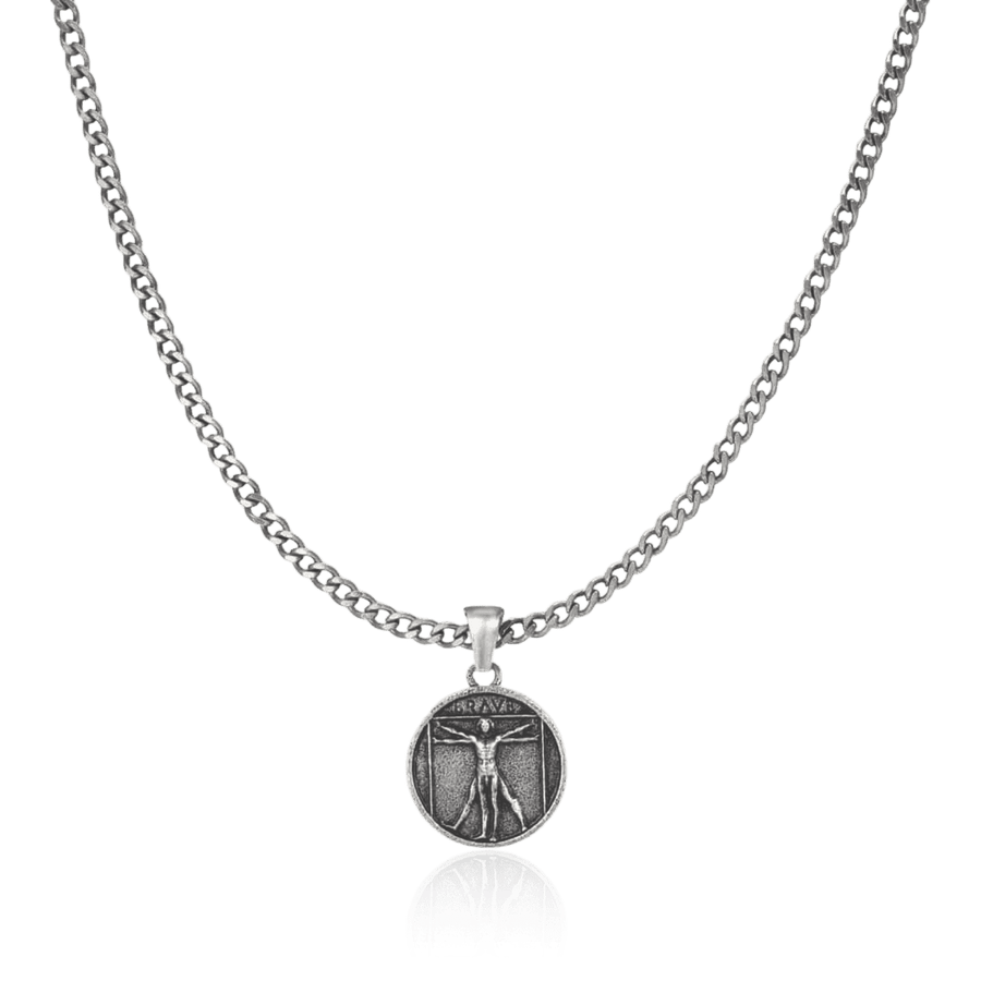 Vitruvius BRAVE Men's Necklace - SophiaJewels