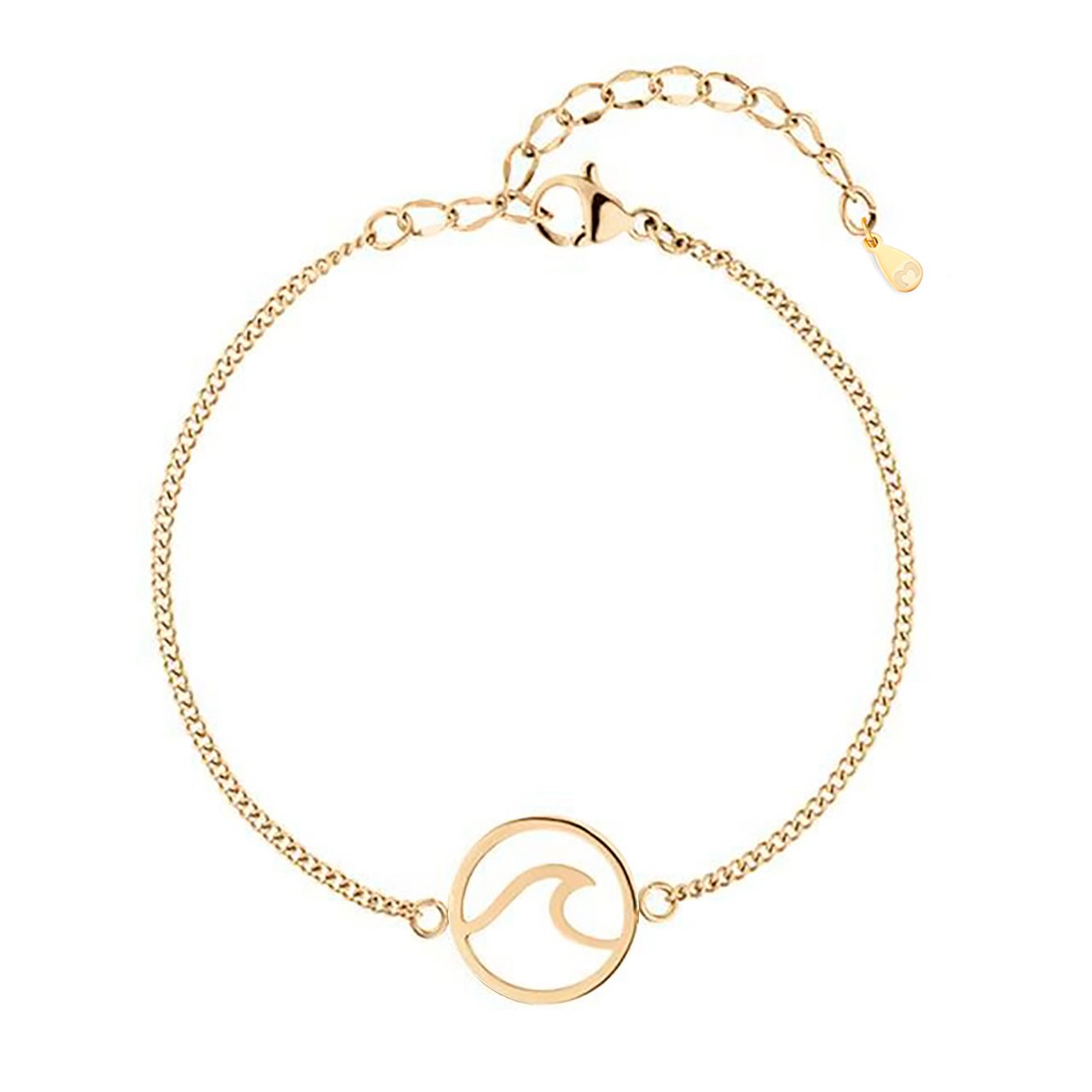 "Sea Wave" Bracelet / Gold - SophiaJewels