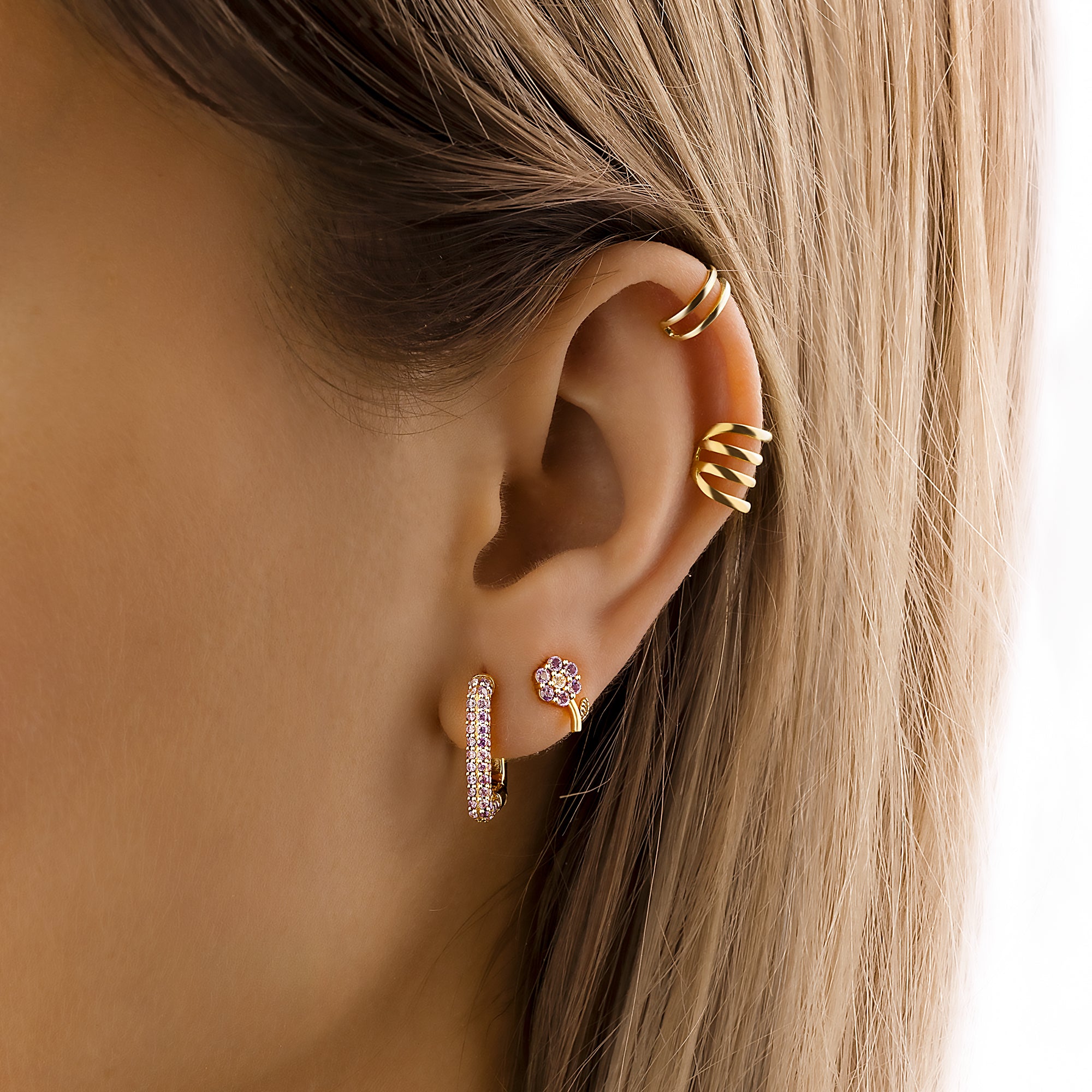 Estelle Earings Second Stud Earrings - Buy Estelle Earings Second Stud  Earrings online in India