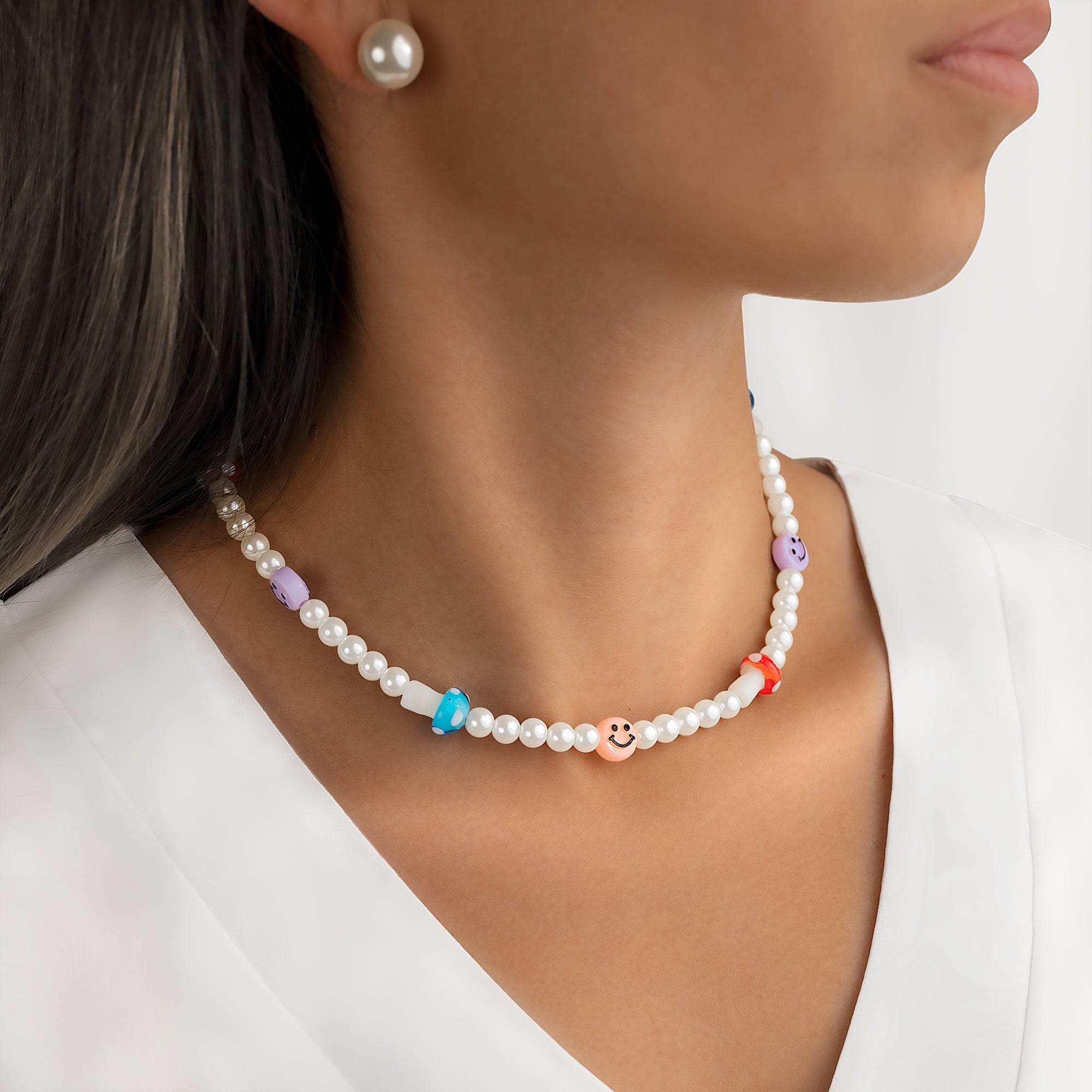 "Emoji Pearls" Necklace - SophiaJewels
