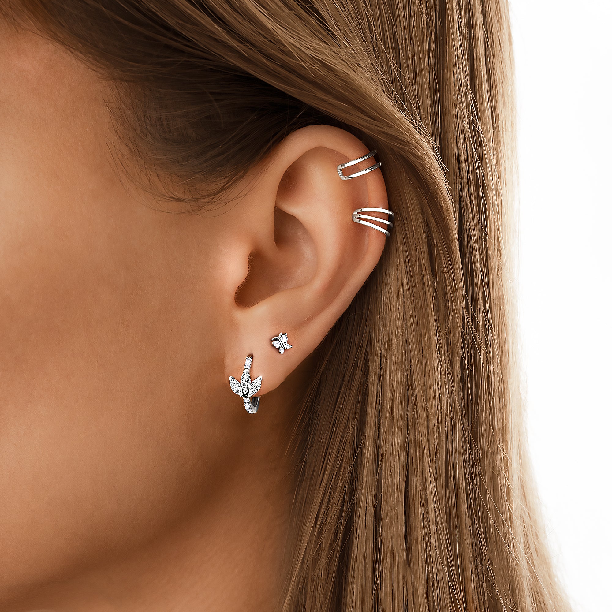 "Crystal Leaves" Earrings - SophiaJewels