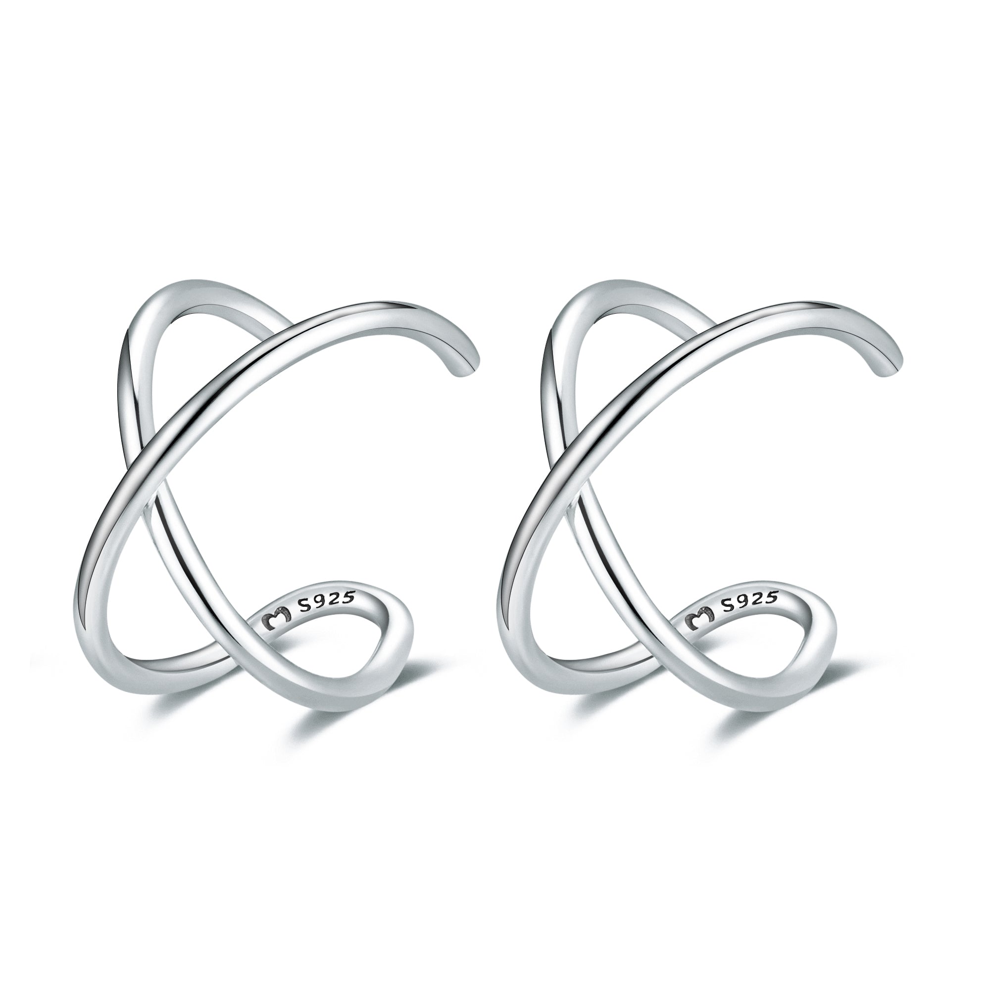 "Ear Cuff-X" Earrings - SophiaJewels
