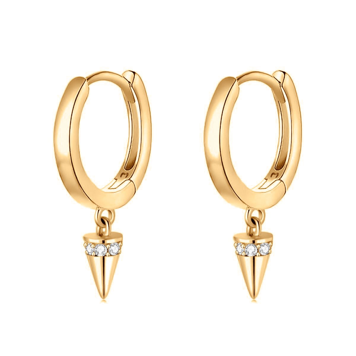 "Conical Hoop Rings" Earrings - SophiaJewels