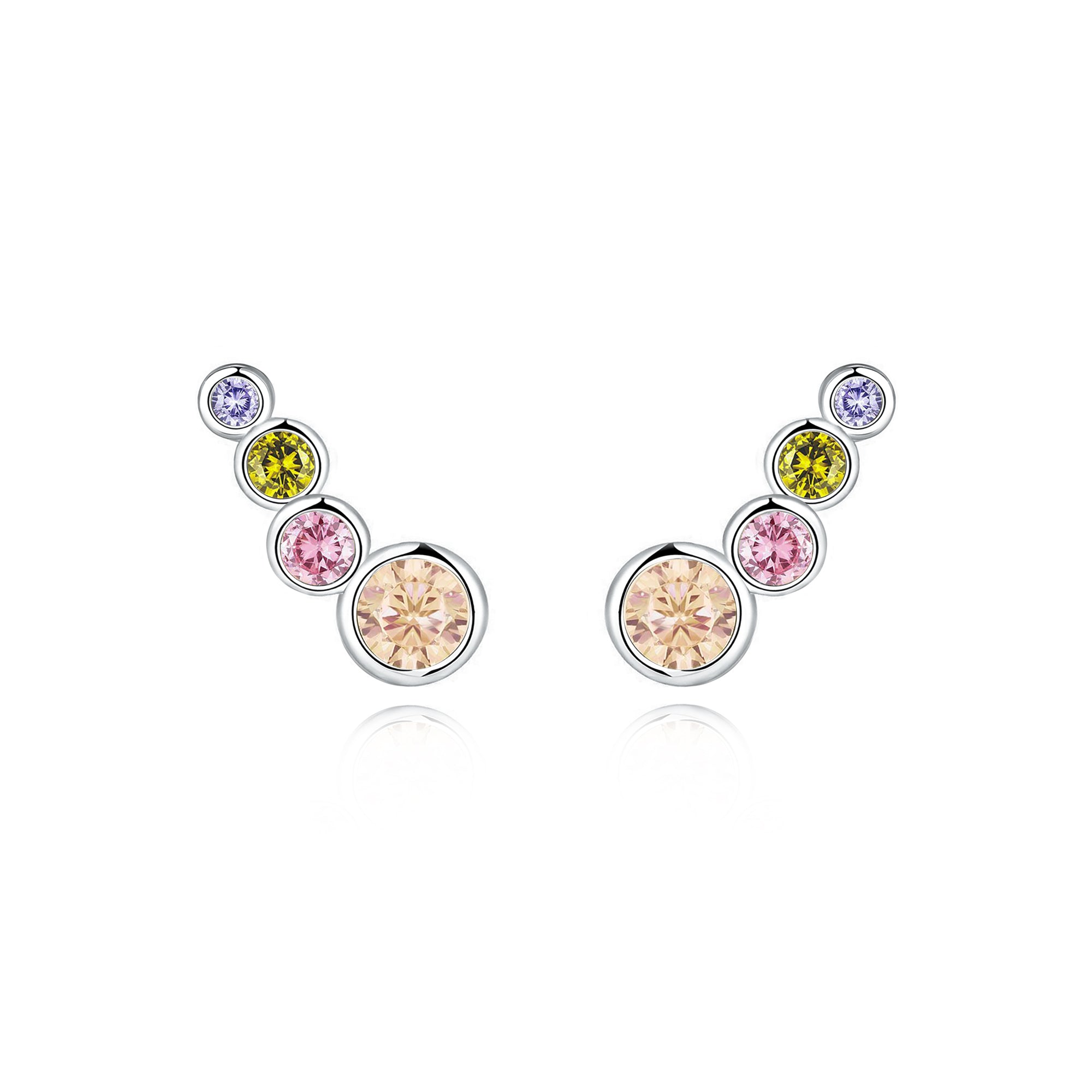 "Multicolour Circles" Earrings - SophiaJewels
