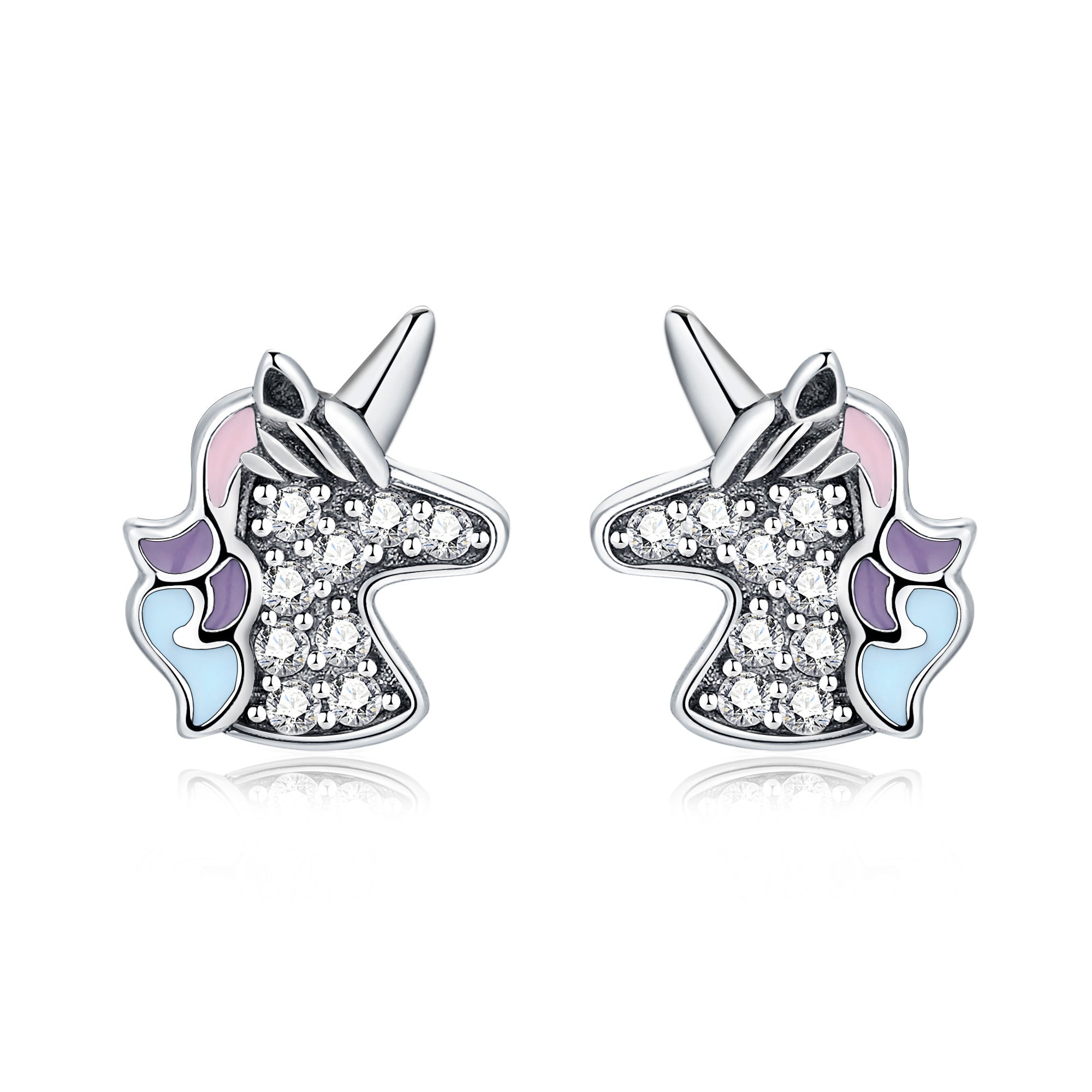 "Unicorn Glitter Colour" Earrings - SophiaJewels