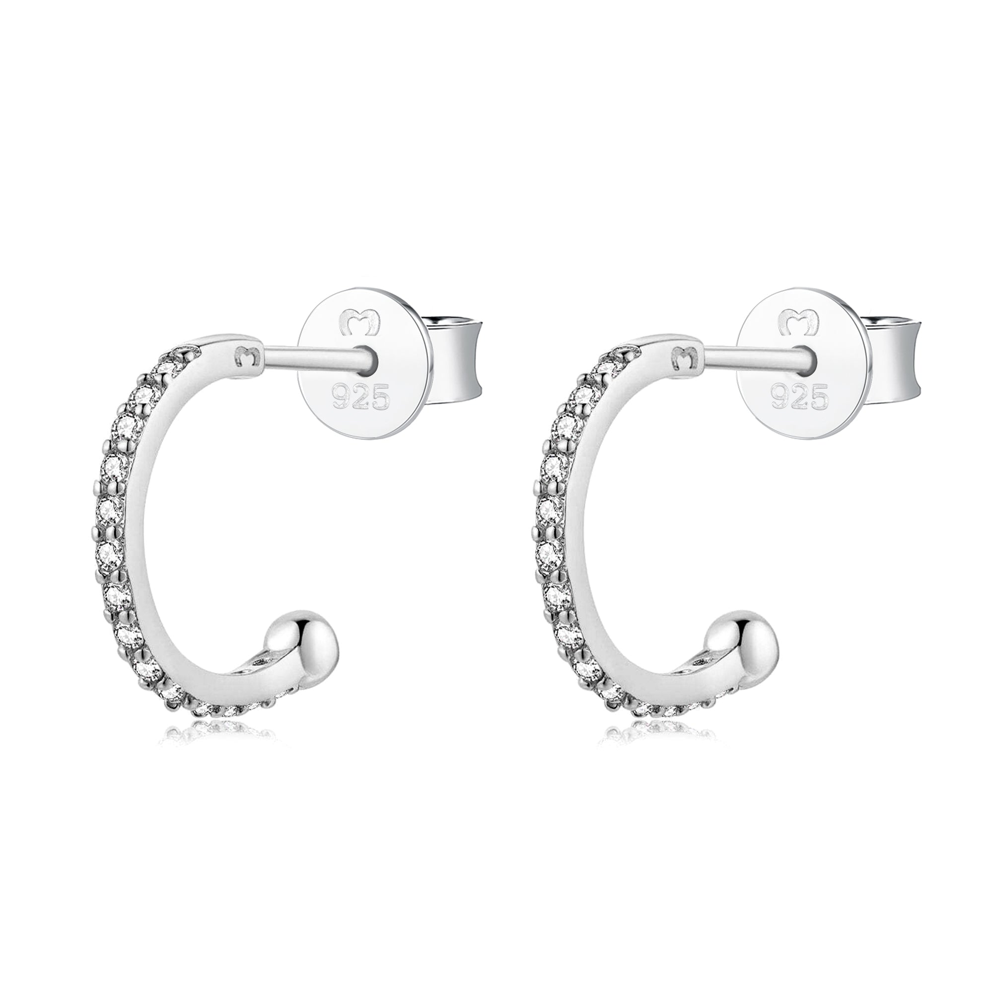 "Half Ring Curved" Earrings - SophiaJewels