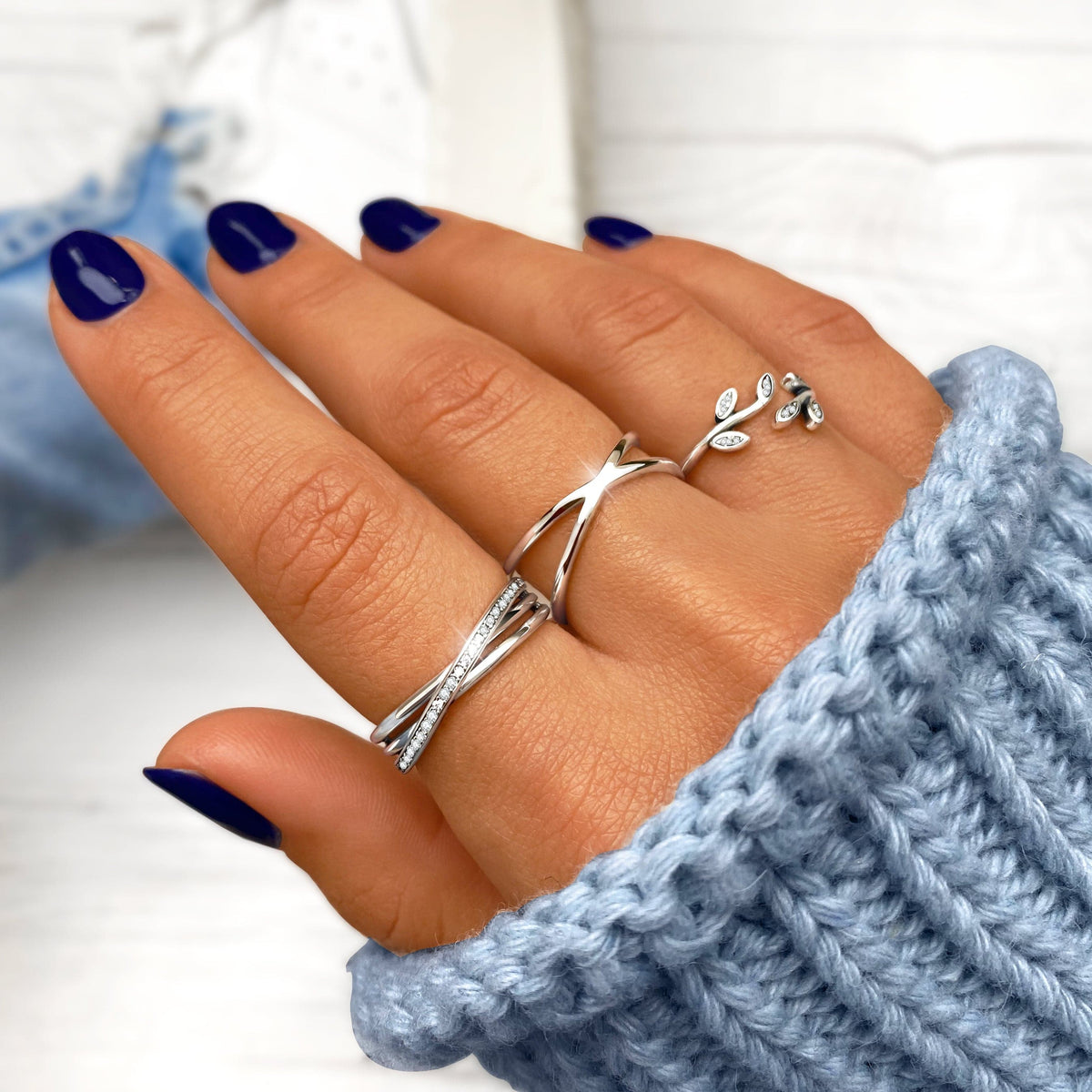"Shiny Leaves" Ring - SophiaJewels