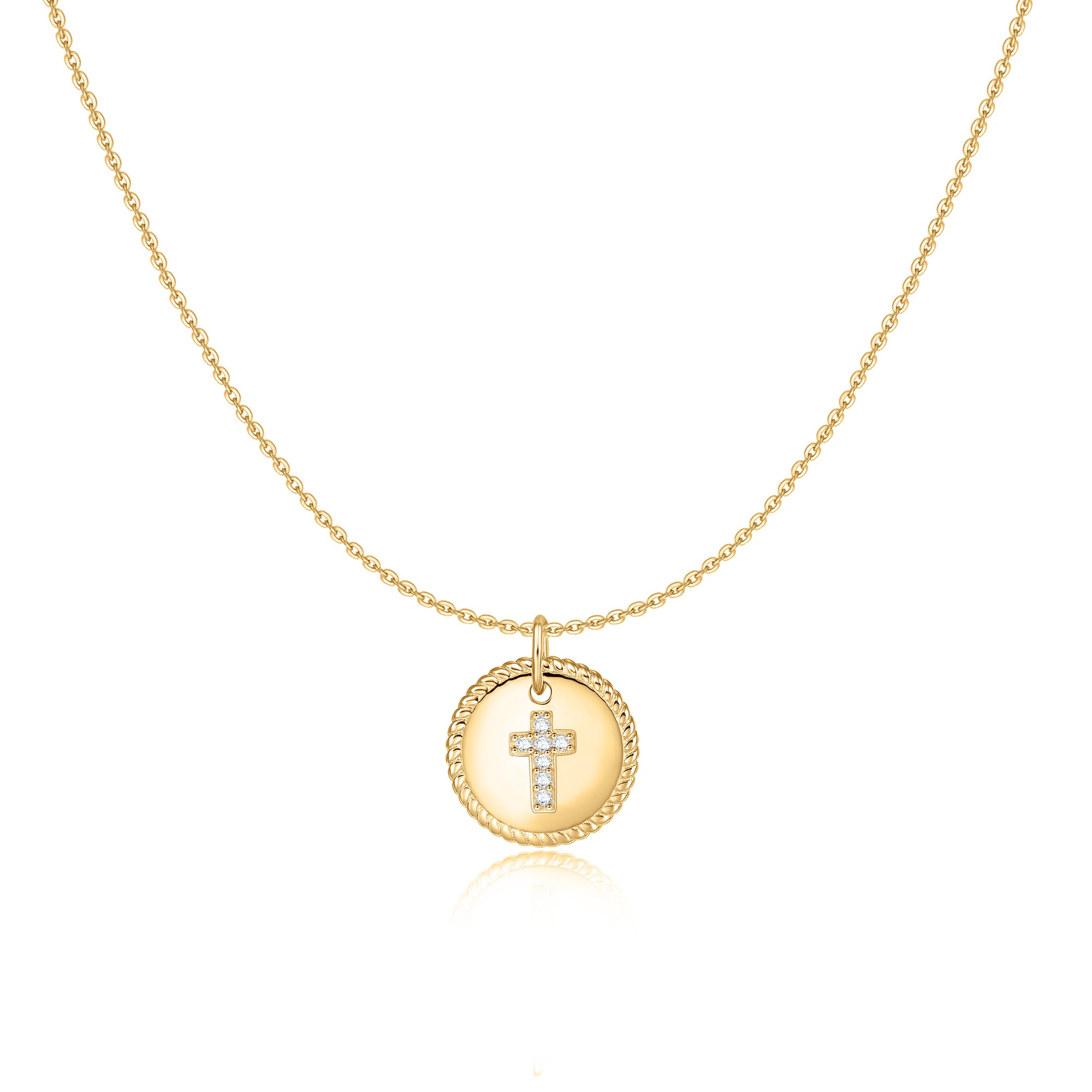 "Medal Cross" Necklace - SophiaJewels