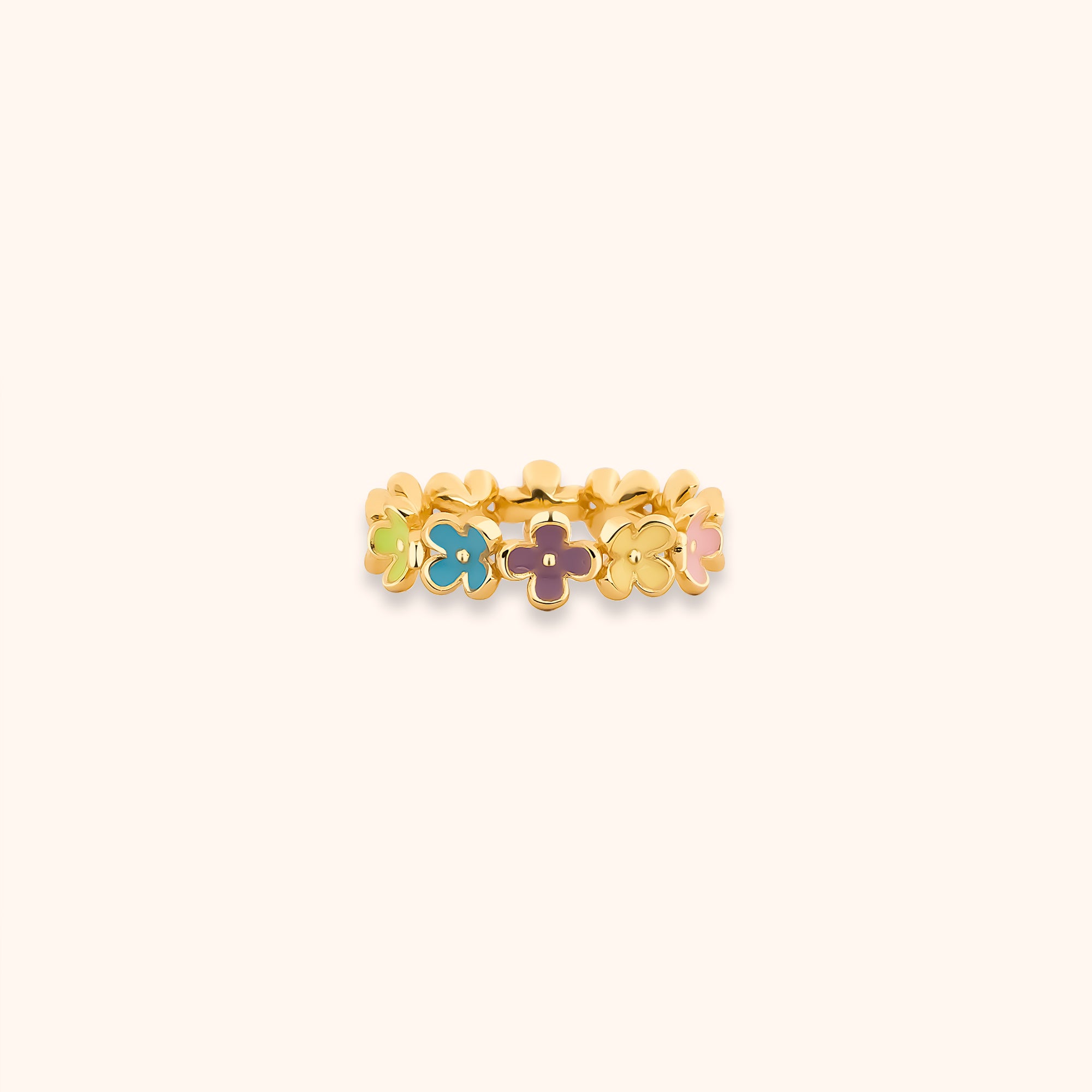 "Colorful Flowers" Ring - SophiaJewels