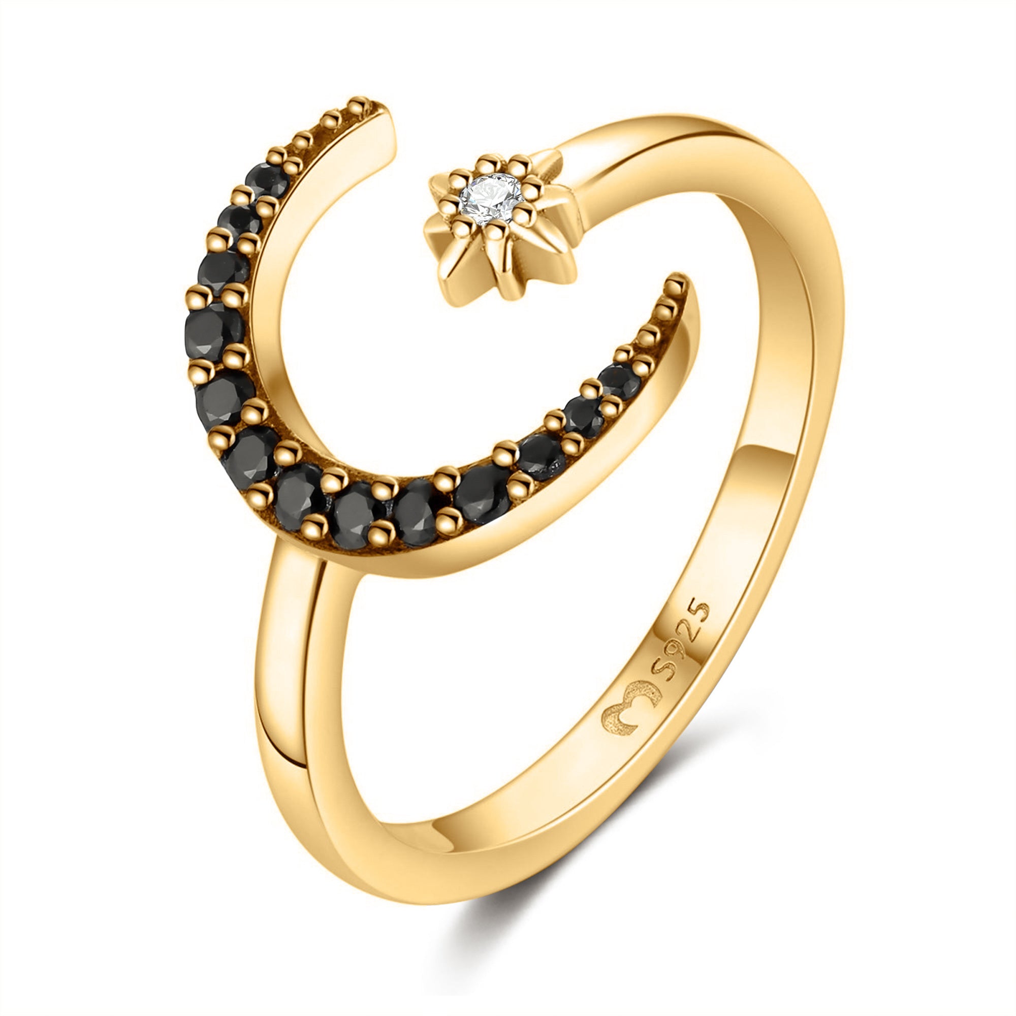 "Crescent Moon" Ring - SophiaJewels