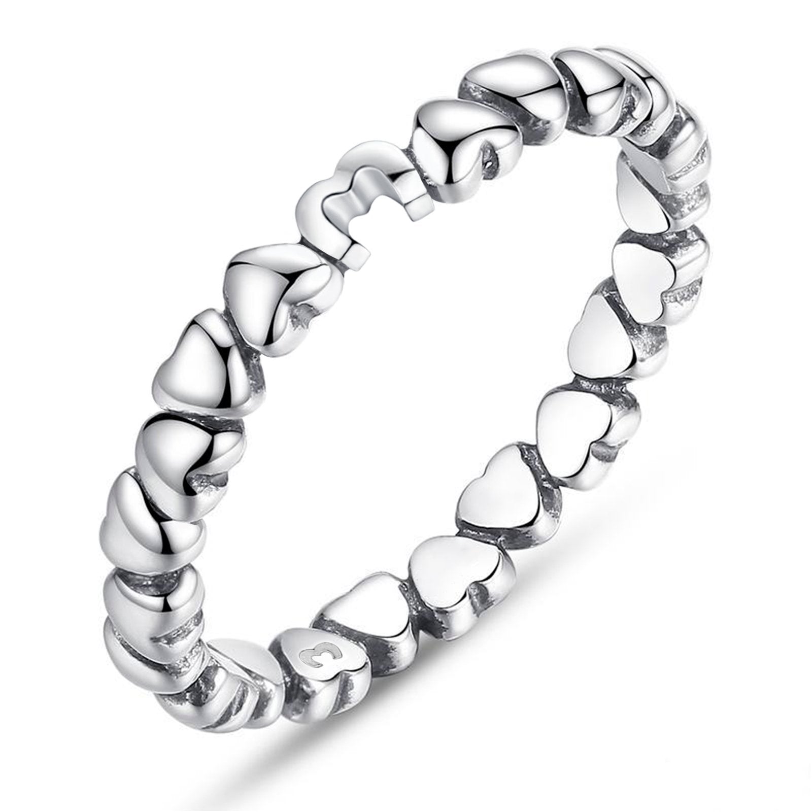 Pandora ring hearts best sale of love sterling silver