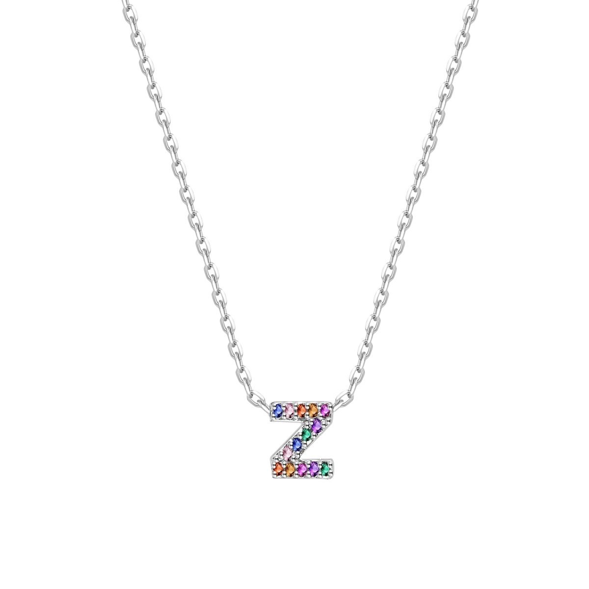 "Shinny Initial" Necklace - SophiaJewels