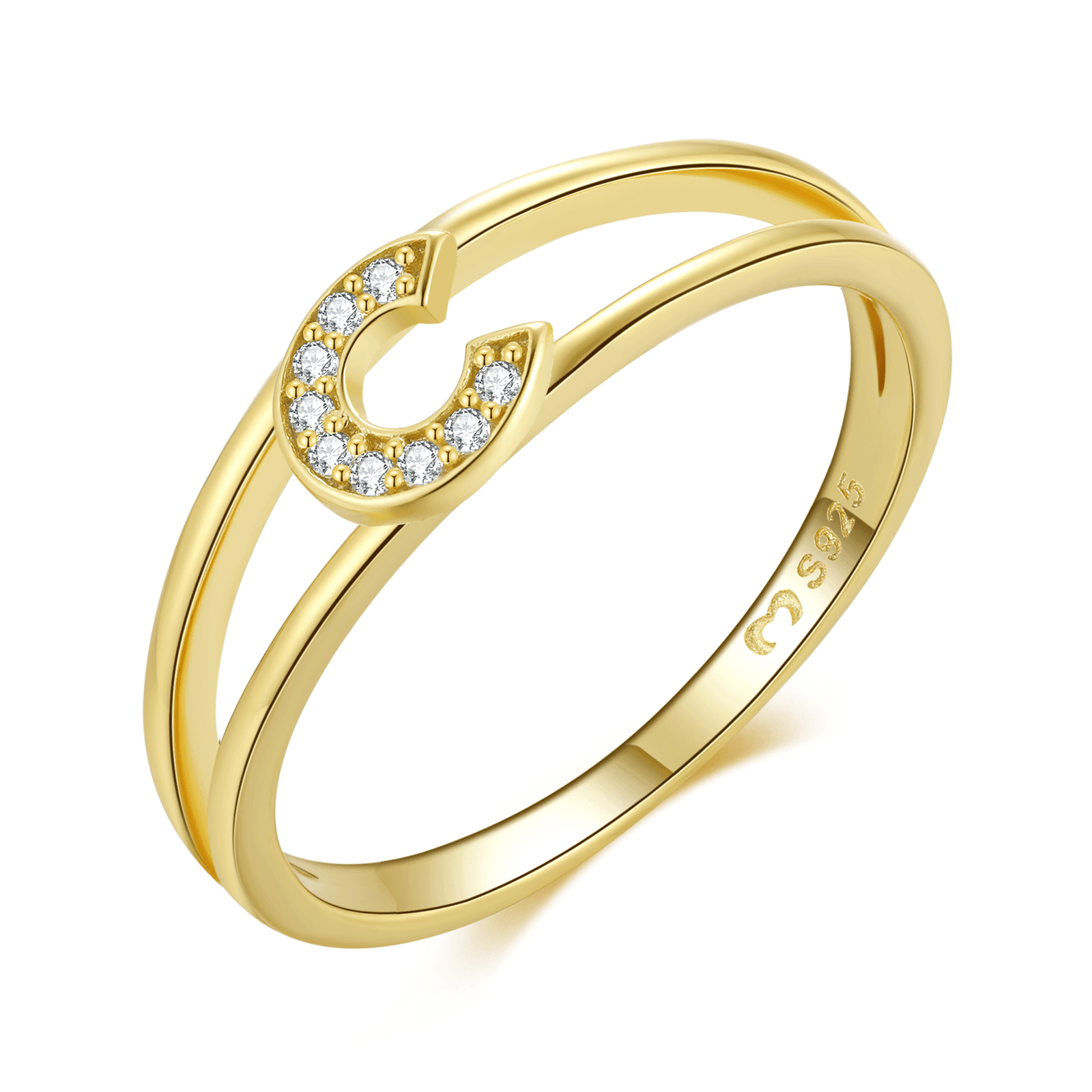 "Golden Initials" Ring - SophiaJewels