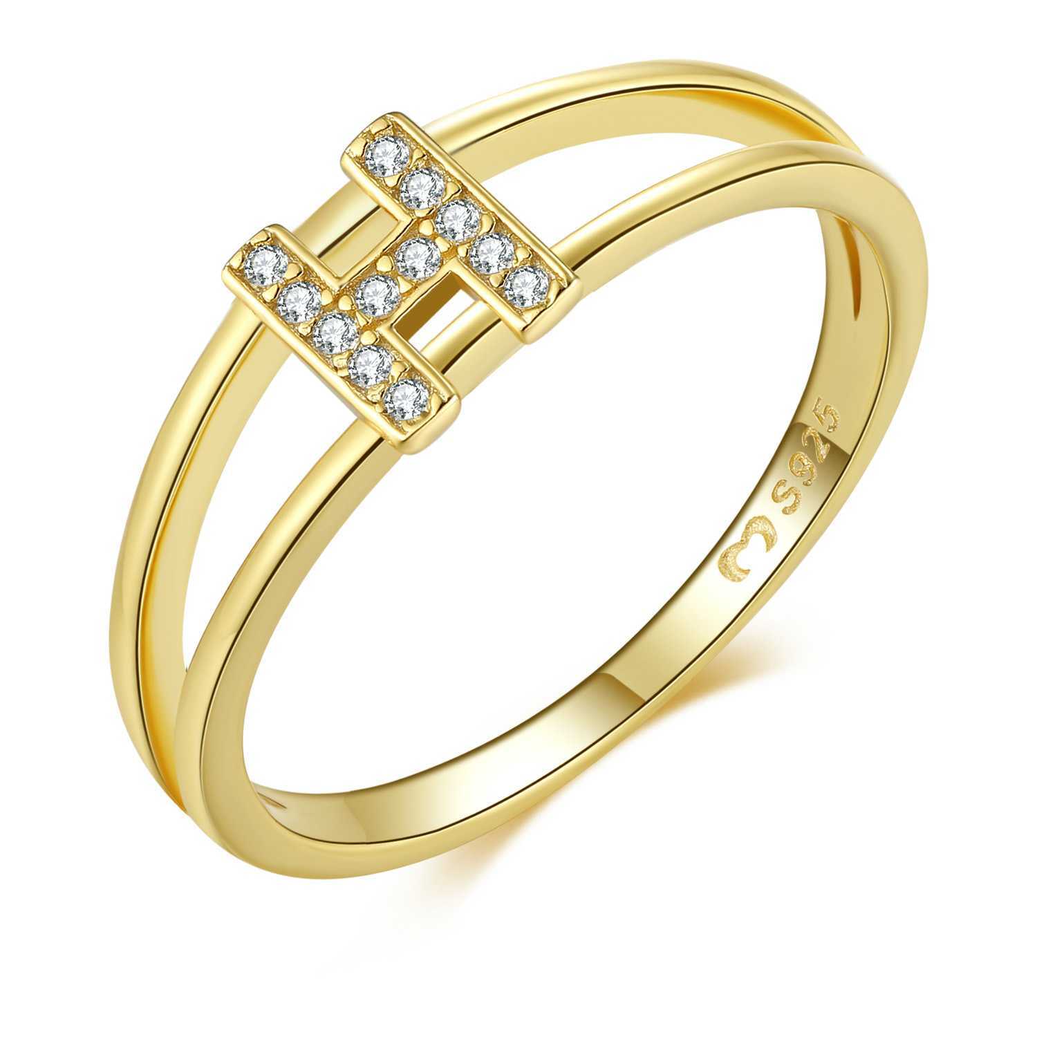 "Golden Initials" Ring - SophiaJewels