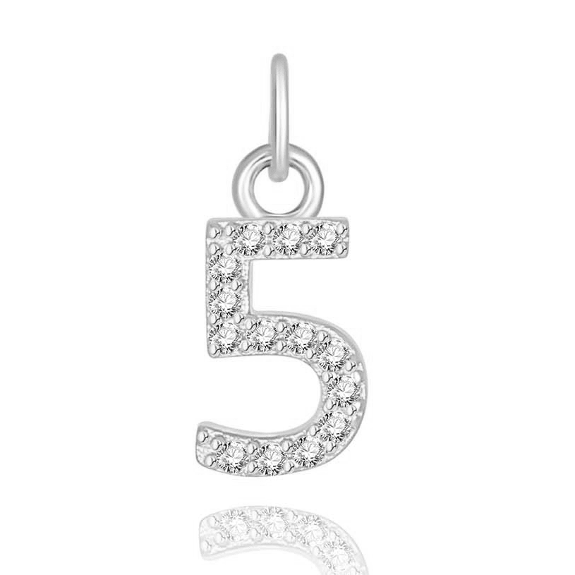 Number hot sale pendant gold