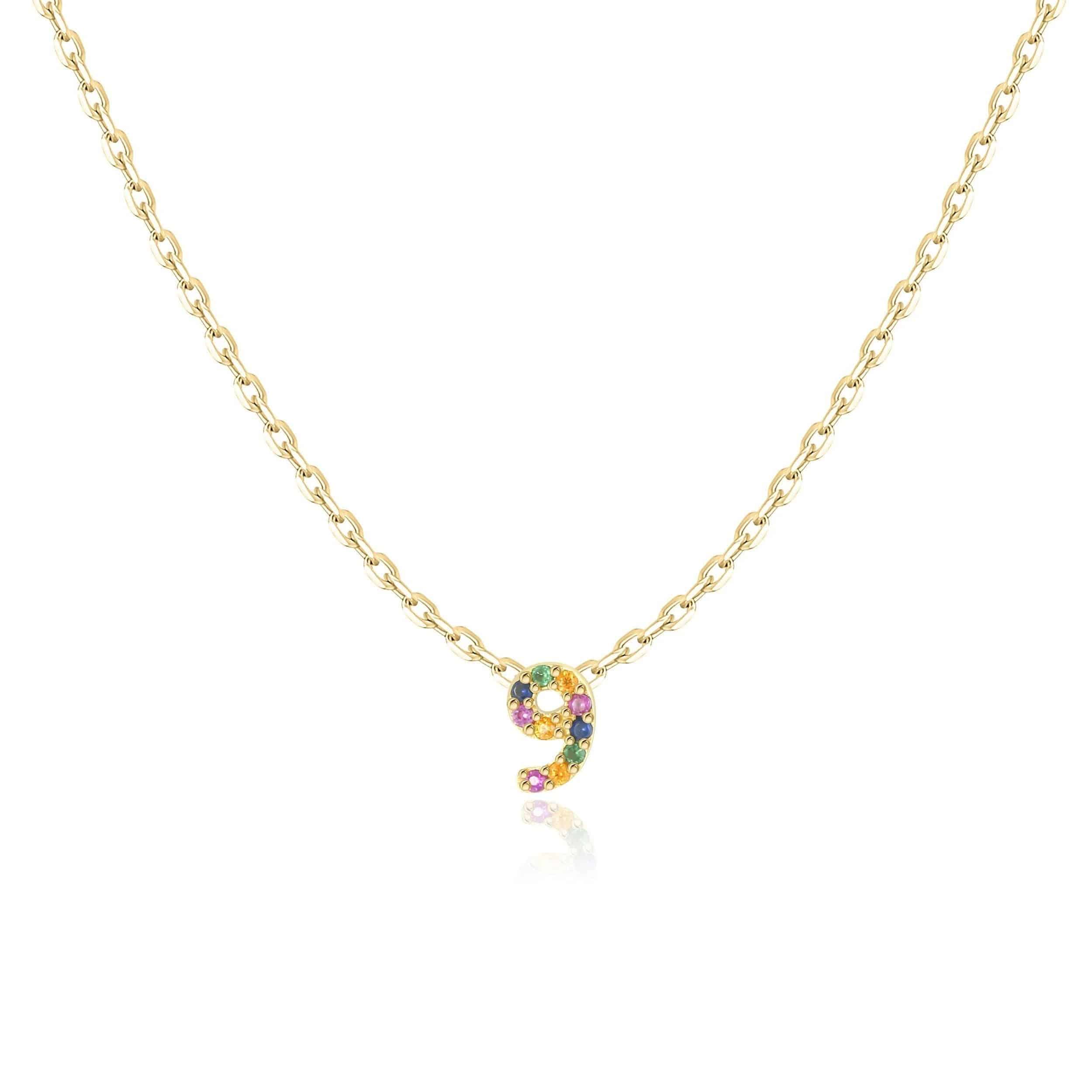 "Shinny Numbers" Necklace - SophiaJewels