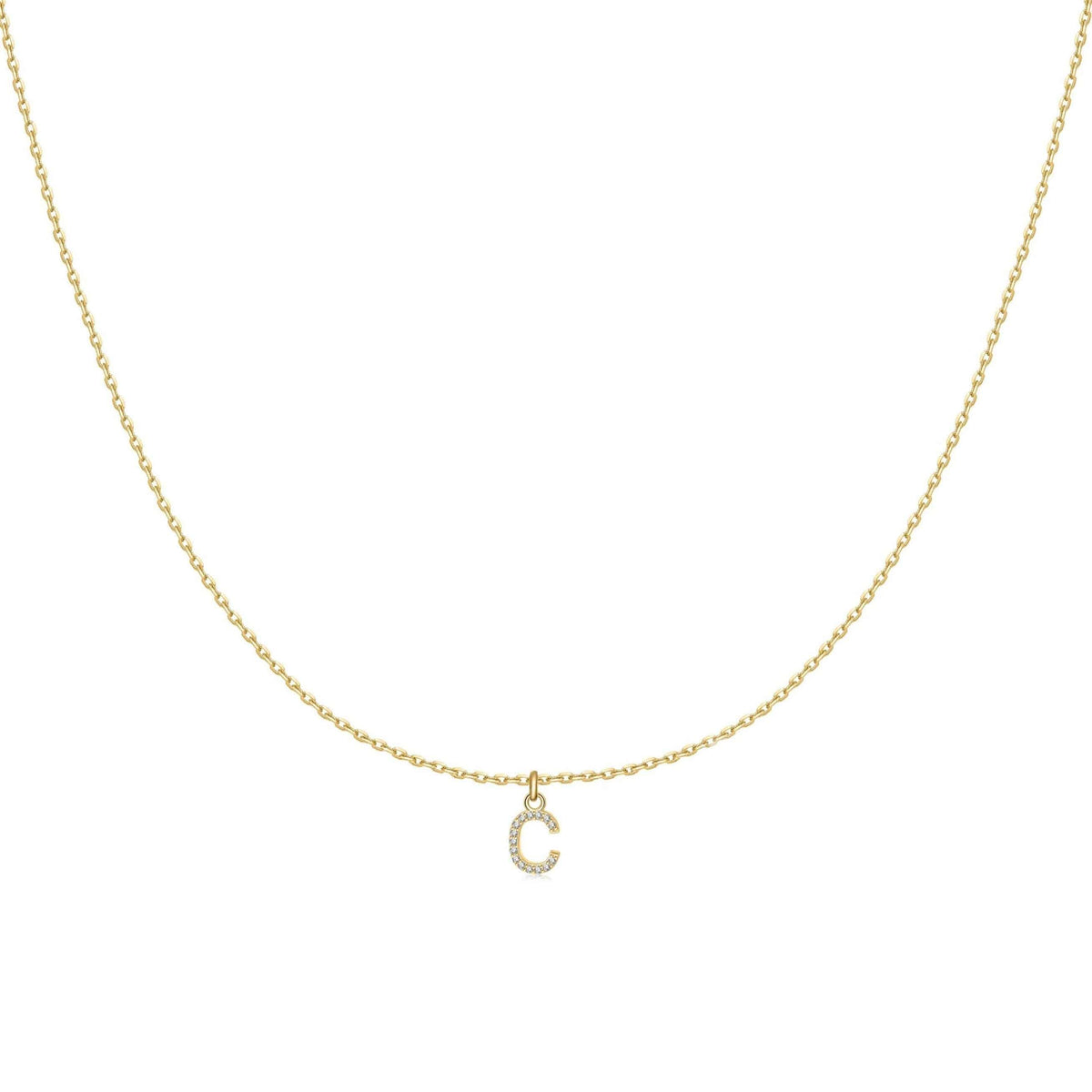 "Little Initial" Necklace - SophiaJewels