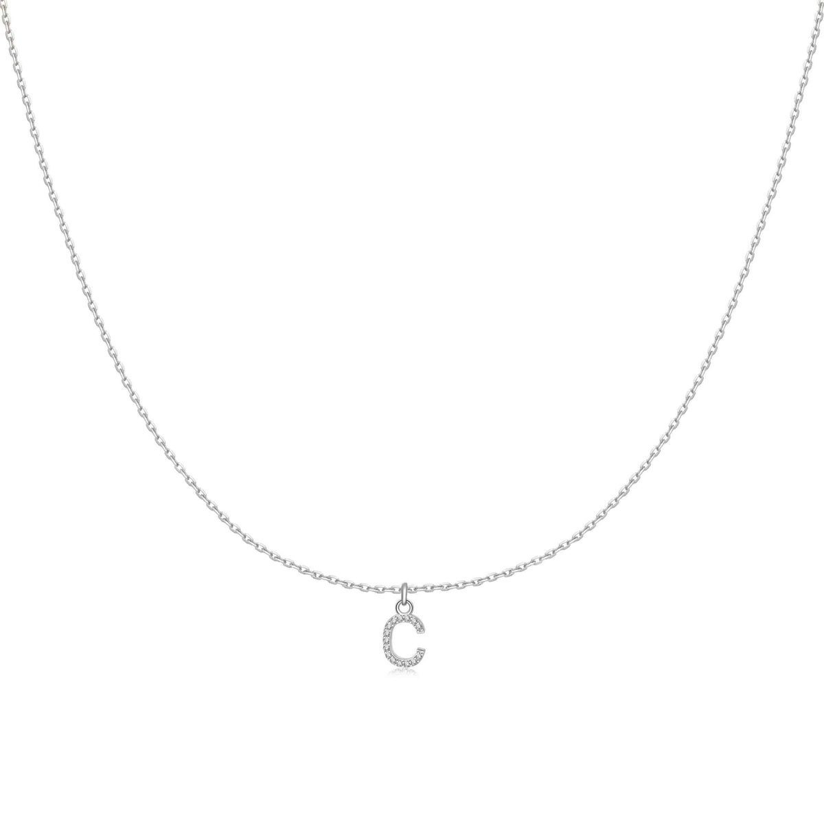 "Little Initial" Necklace - SophiaJewels
