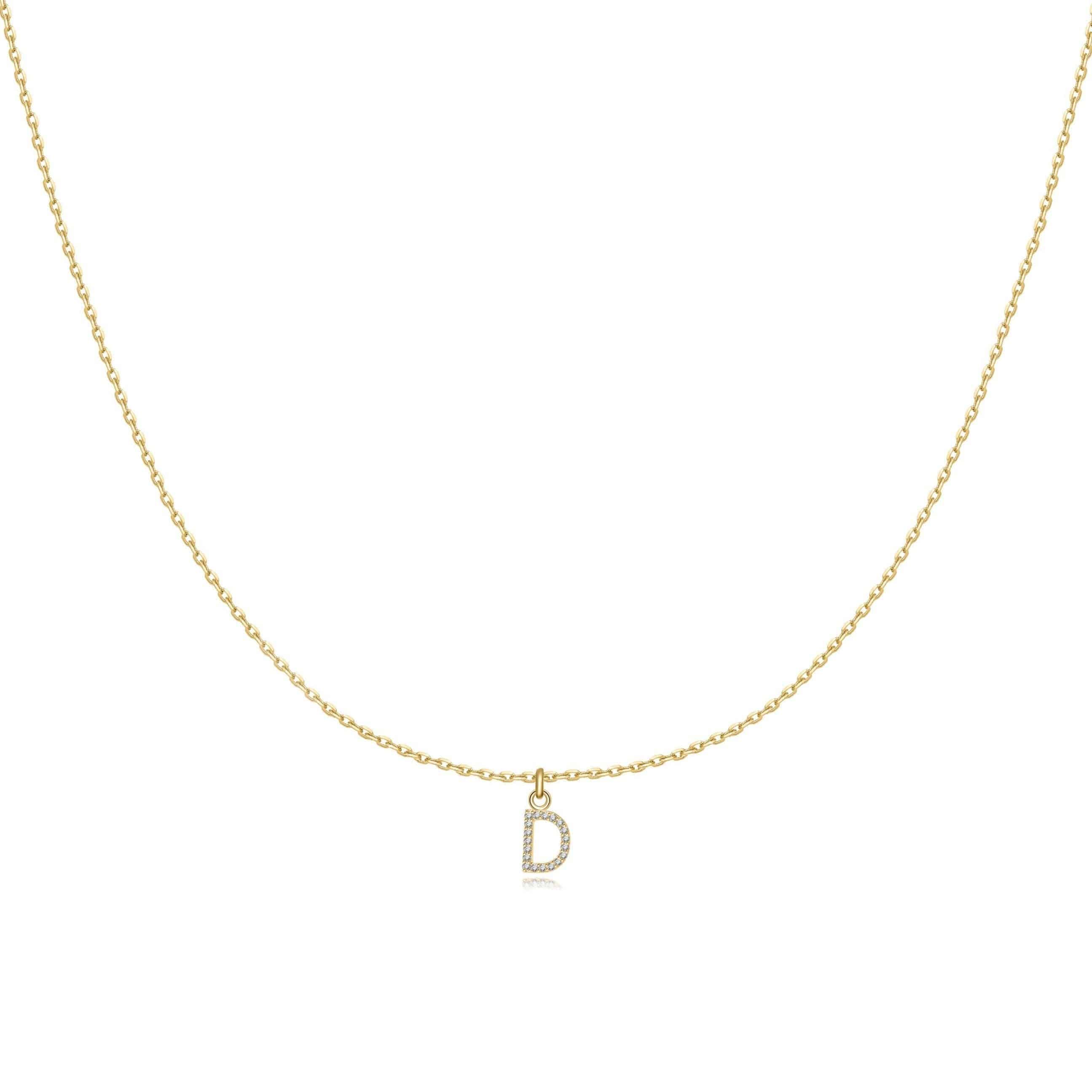 "Little Initial" Necklace - SophiaJewels