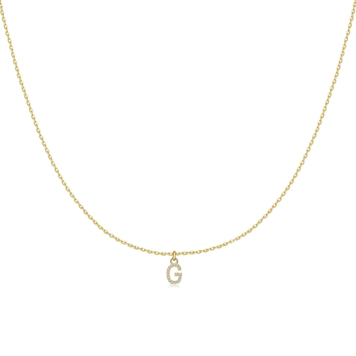 "Little Initial" Necklace - SophiaJewels