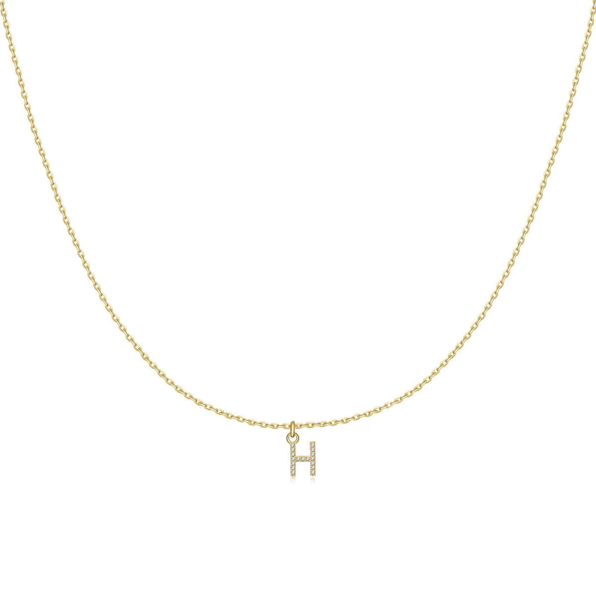 "Little Initial" Necklace - SophiaJewels