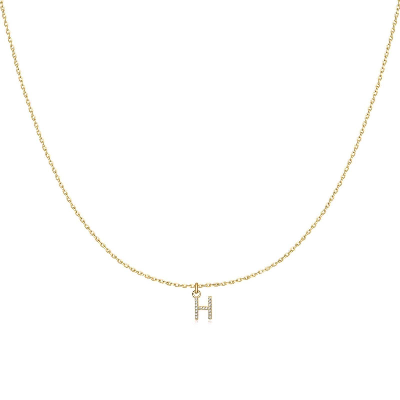 "Little Initial" Necklace - SophiaJewels