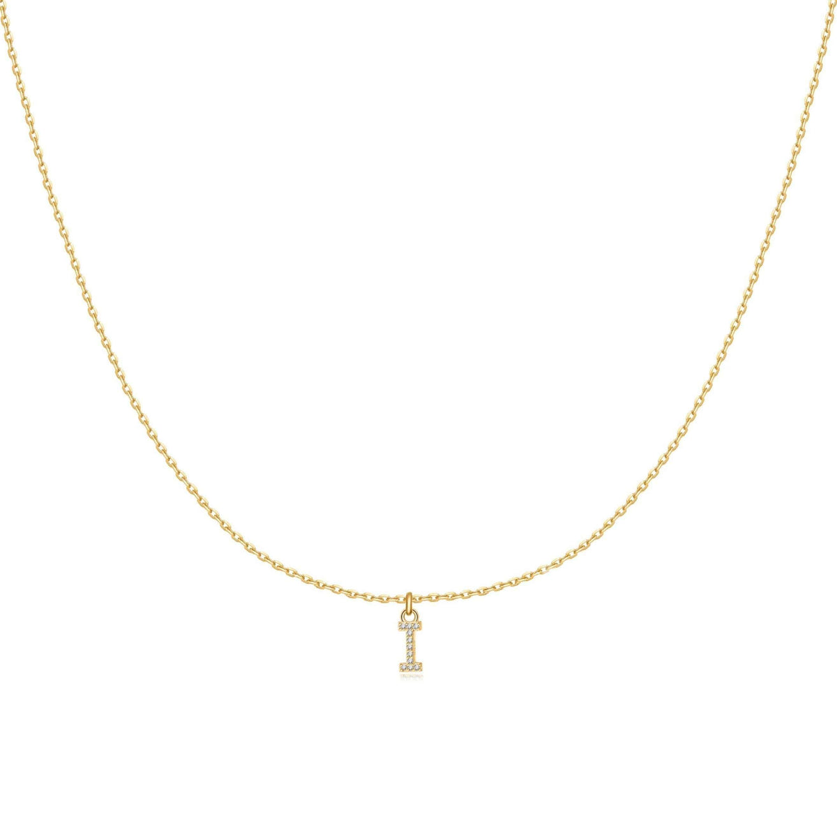 "Little Initial" Necklace - SophiaJewels