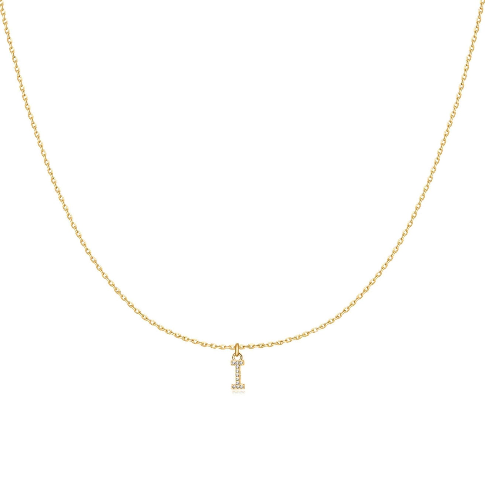 "Little Initial" Necklace - SophiaJewels