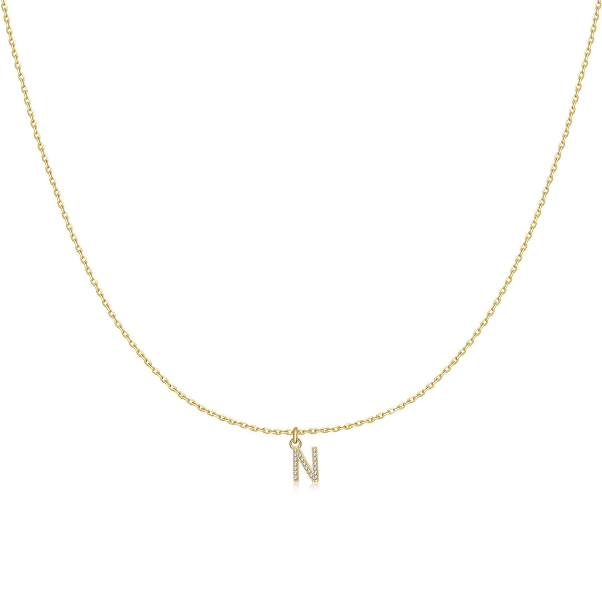 "Little Initial" Necklace - SophiaJewels