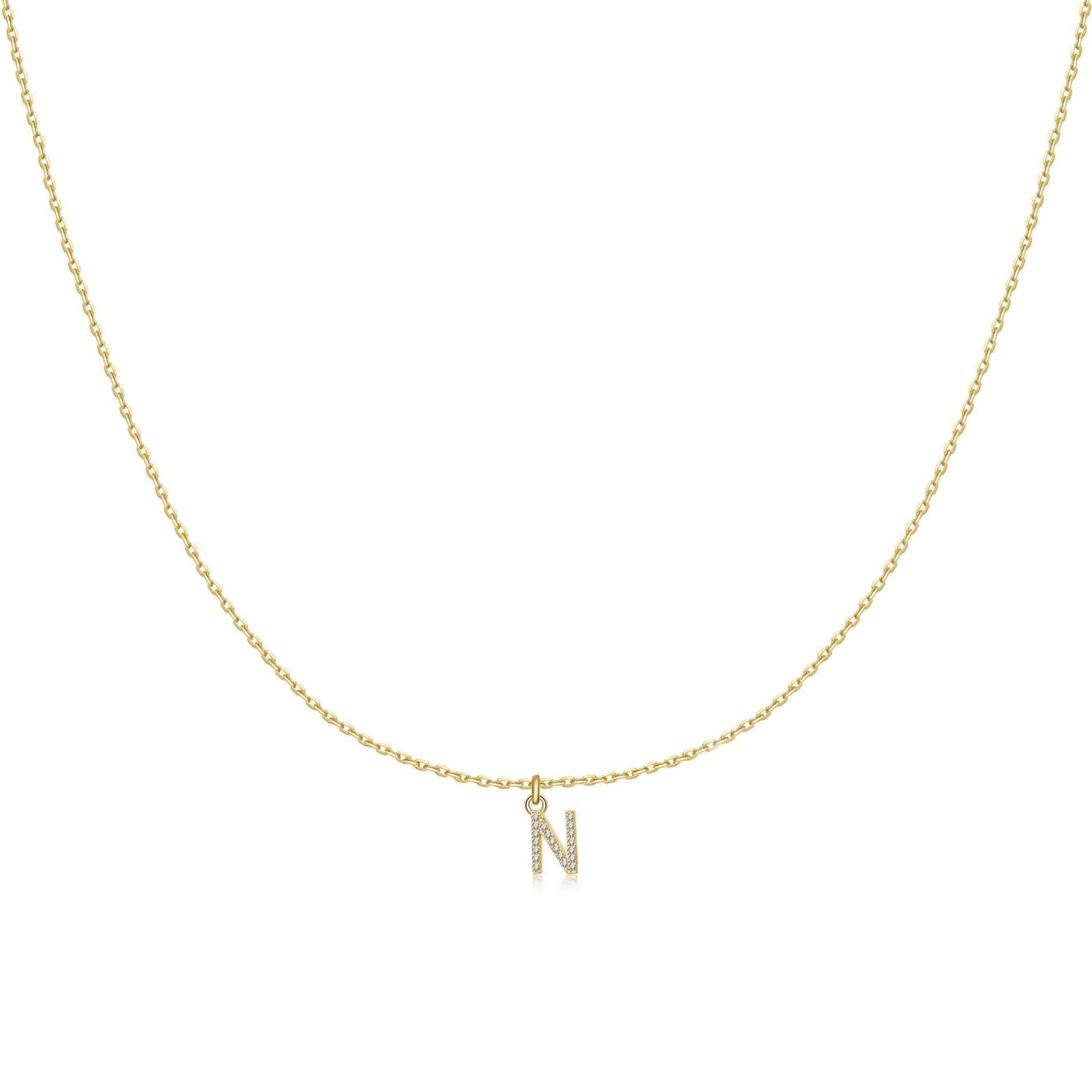 "Little Initial" Necklace - SophiaJewels
