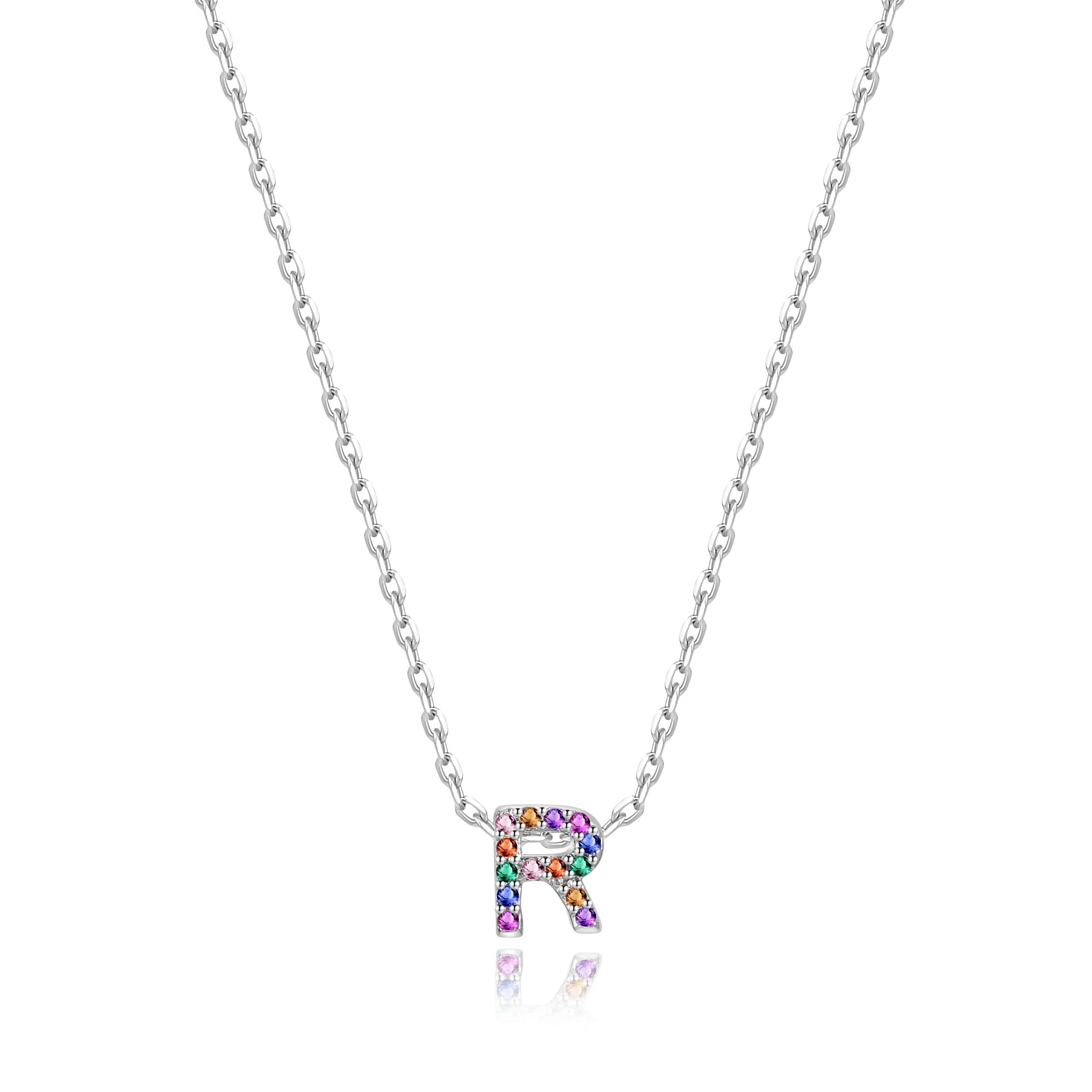 "Shinny Initial" Necklace - SophiaJewels