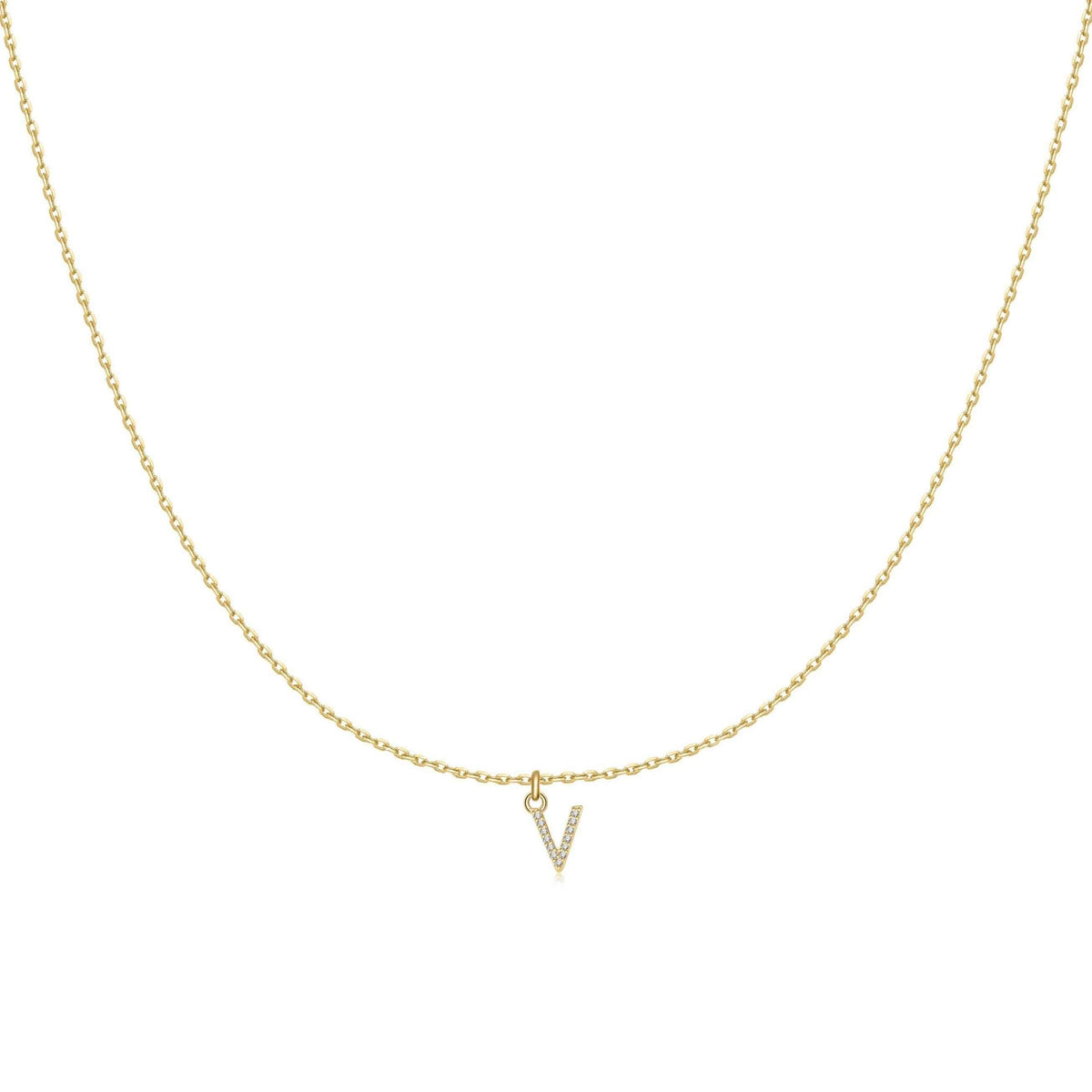 "Little Initial" Necklace - SophiaJewels
