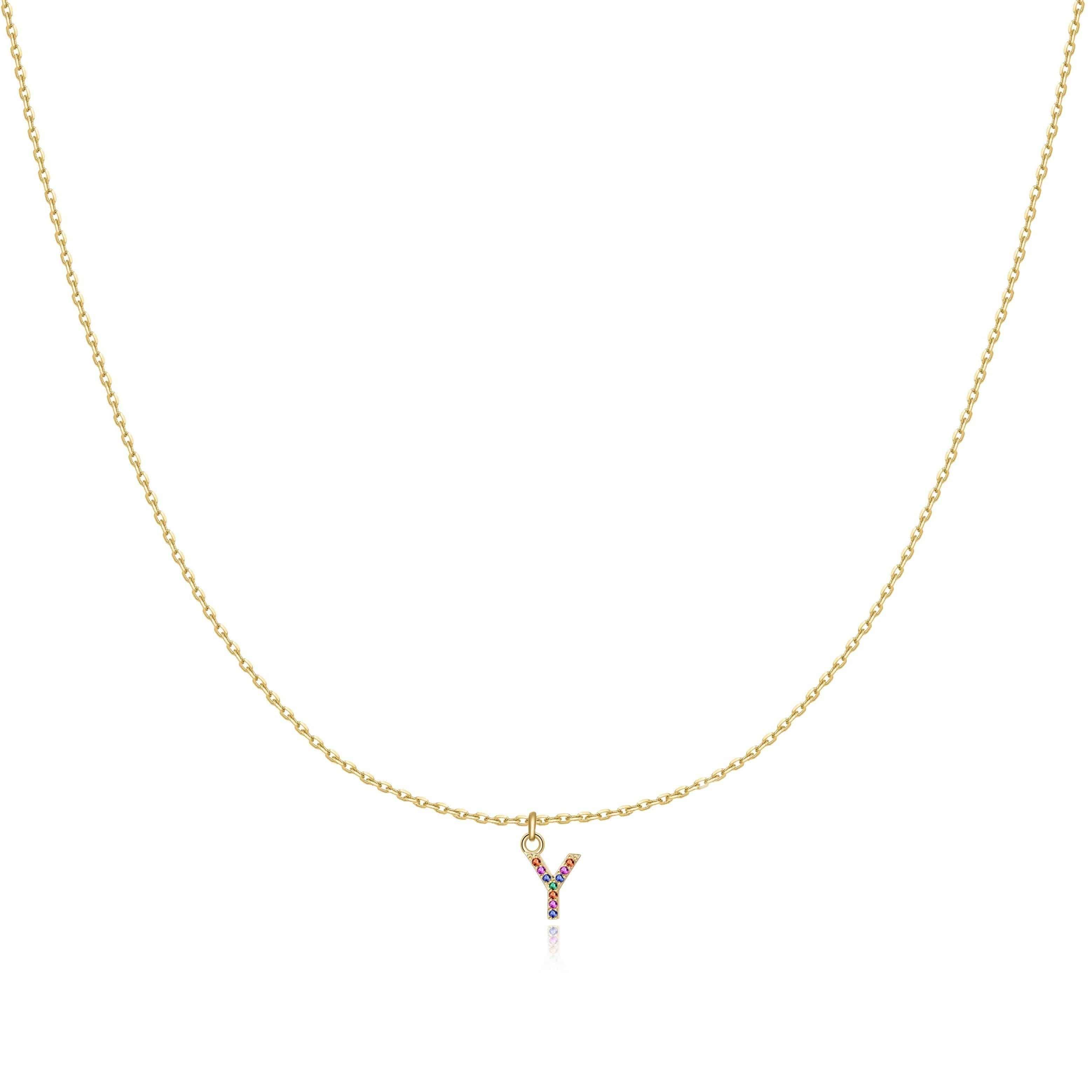 "Initial Colour" Necklace - SophiaJewels