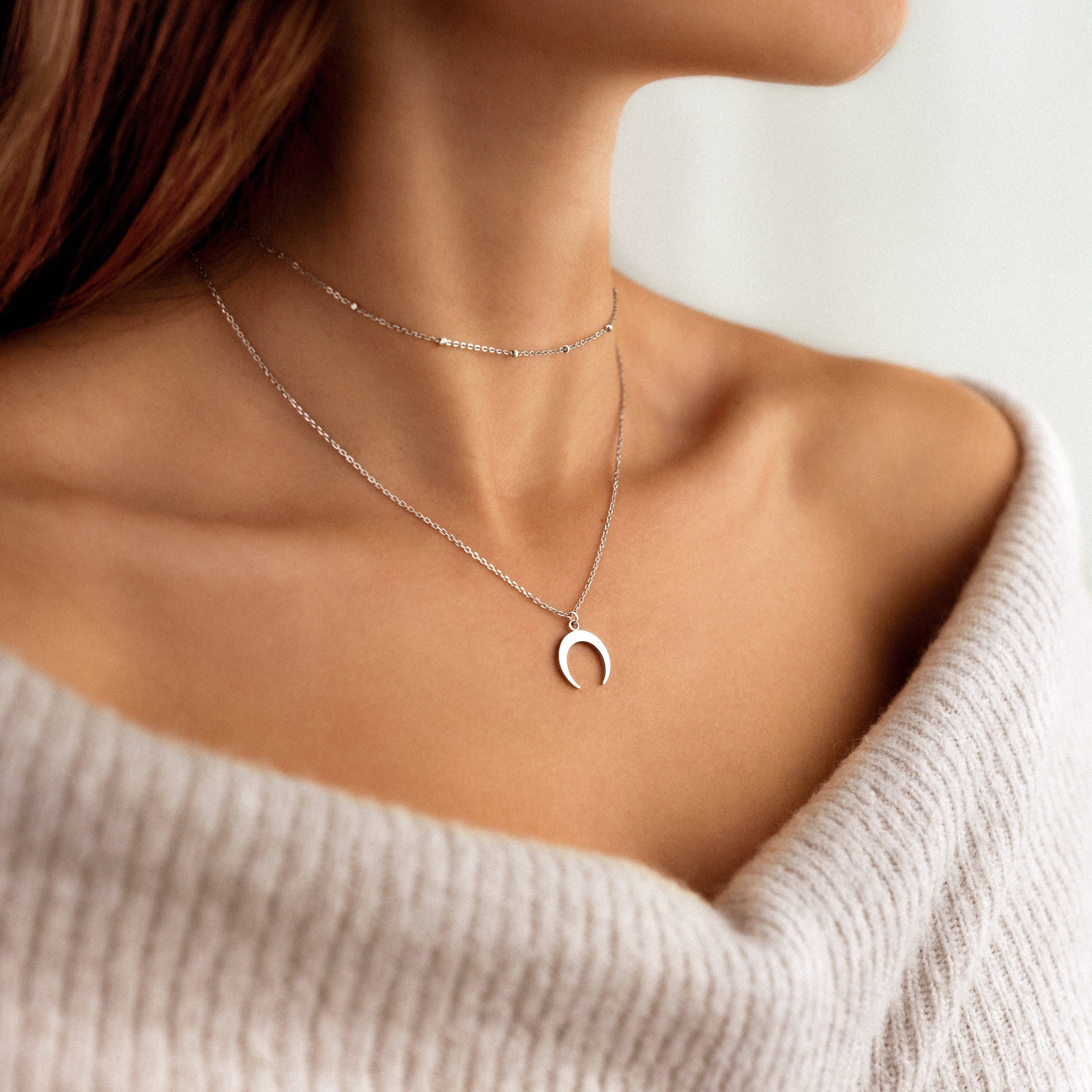 "Moon Slice" Necklace - SophiaJewels