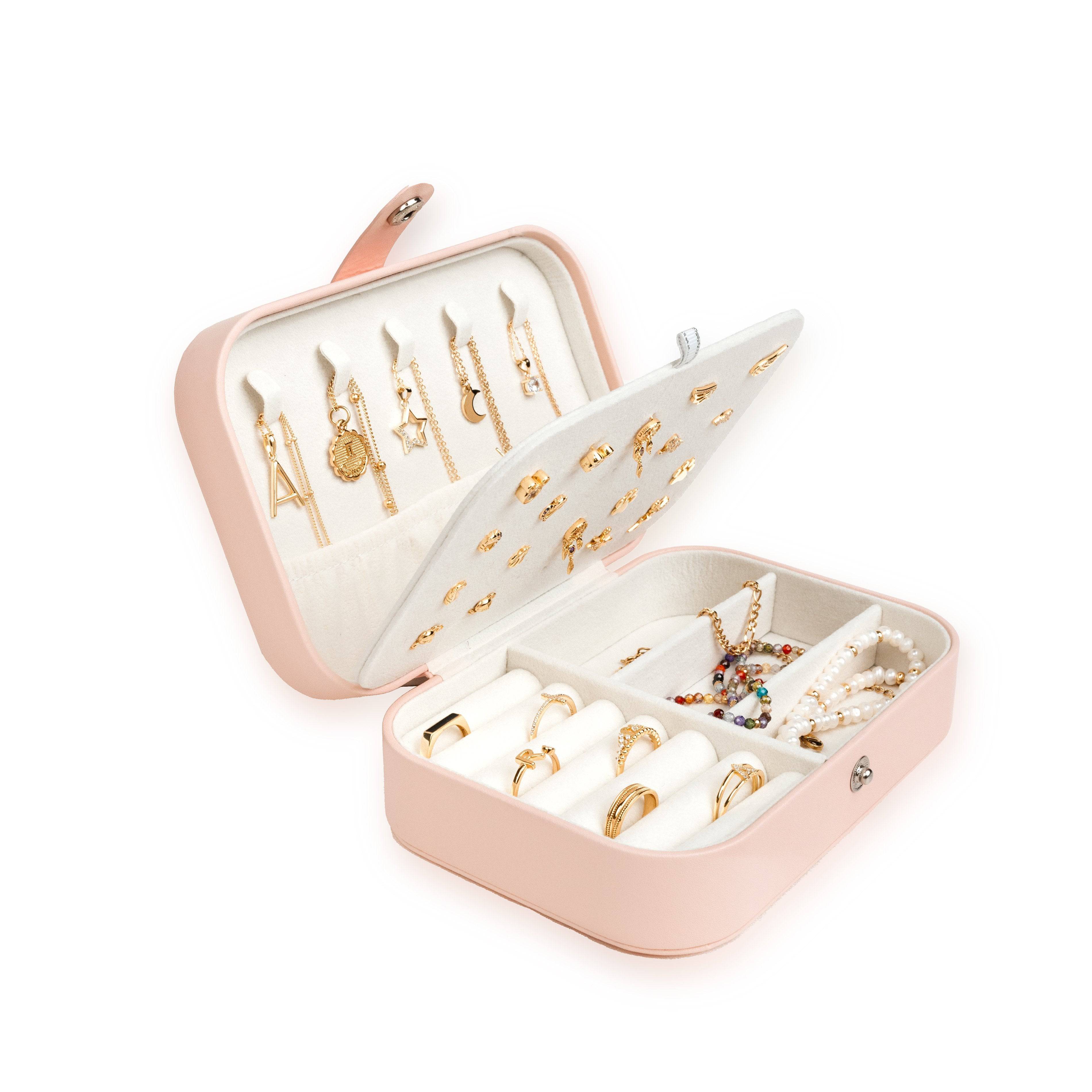 "Le Petit" Jewelry Box ~ Rose/White - SophiaJewels