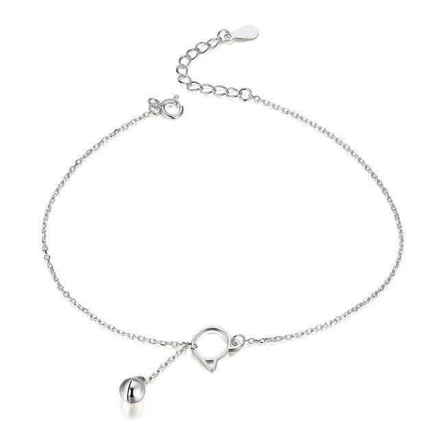 "Circle and Ball" Anklet - SophiaJewels