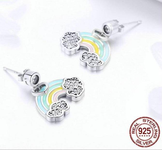 "Rainbow Love" Earrings - SophiaJewels