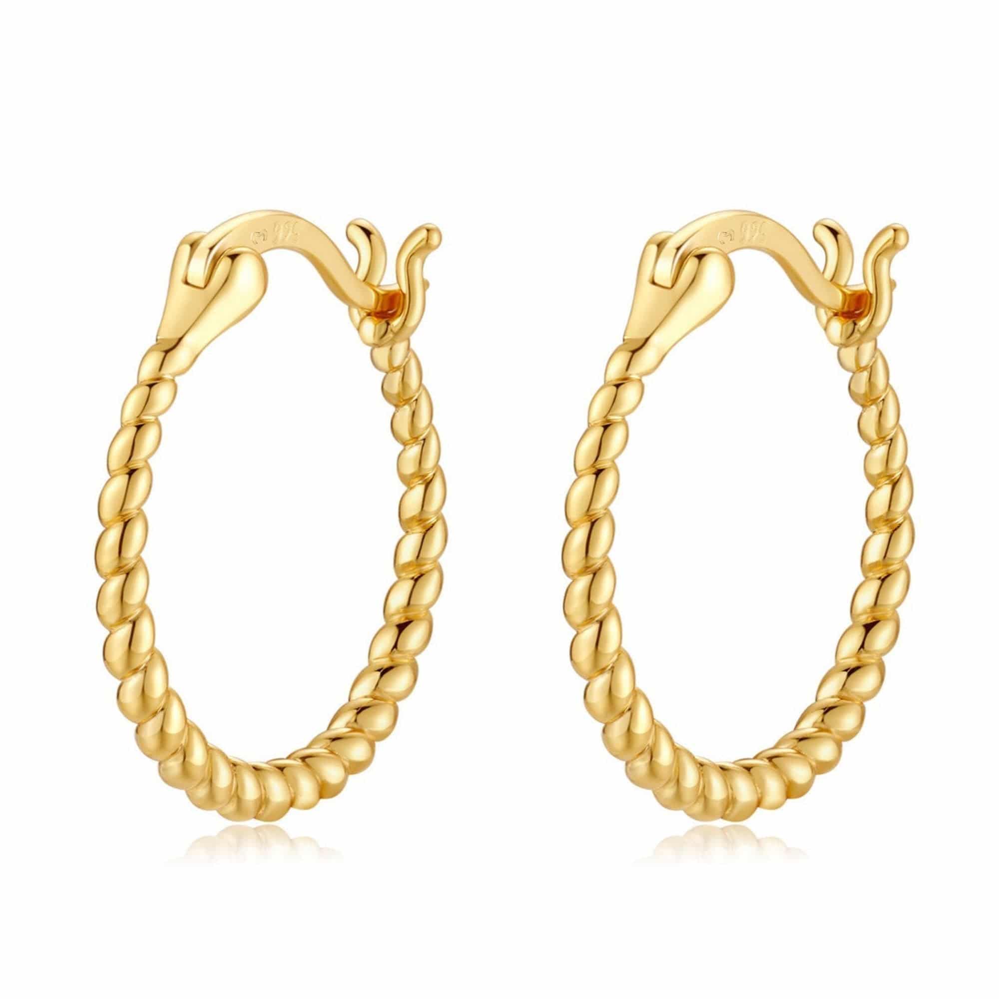 "Braiding Hoops" Earrings - SophiaJewels