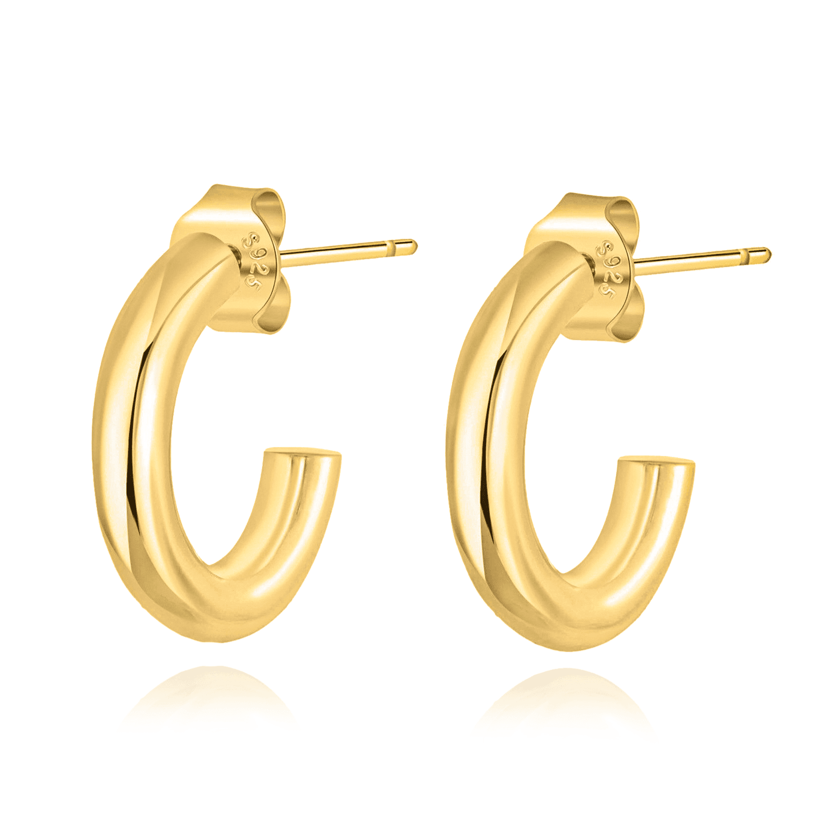 "Half Ring Optimal" Earrings - SophiaJewels