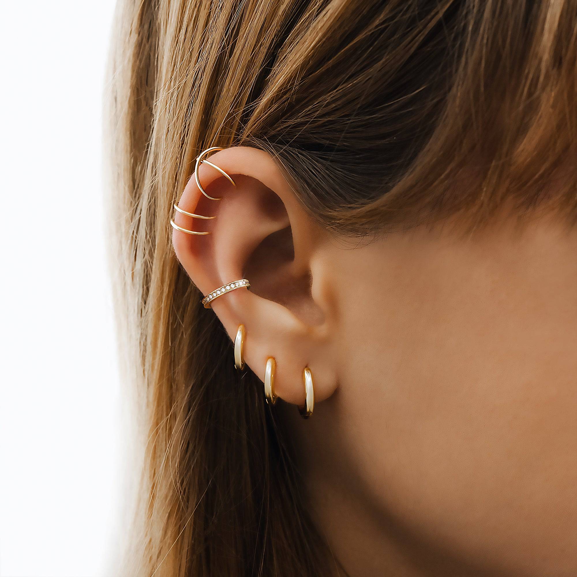 "3-Hoops" Earrings - SophiaJewels