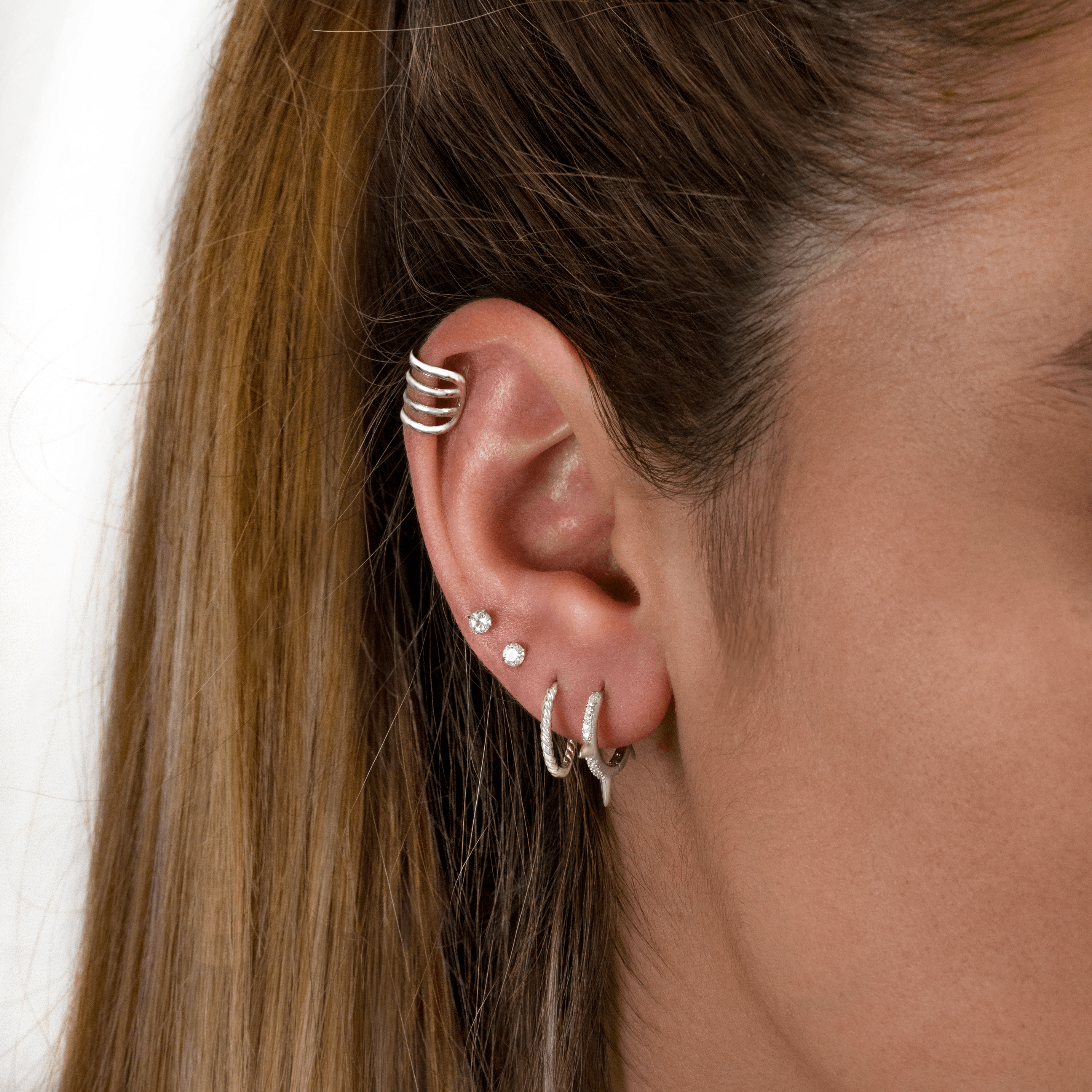 "Braided Hoops" Earrings - SophiaJewels