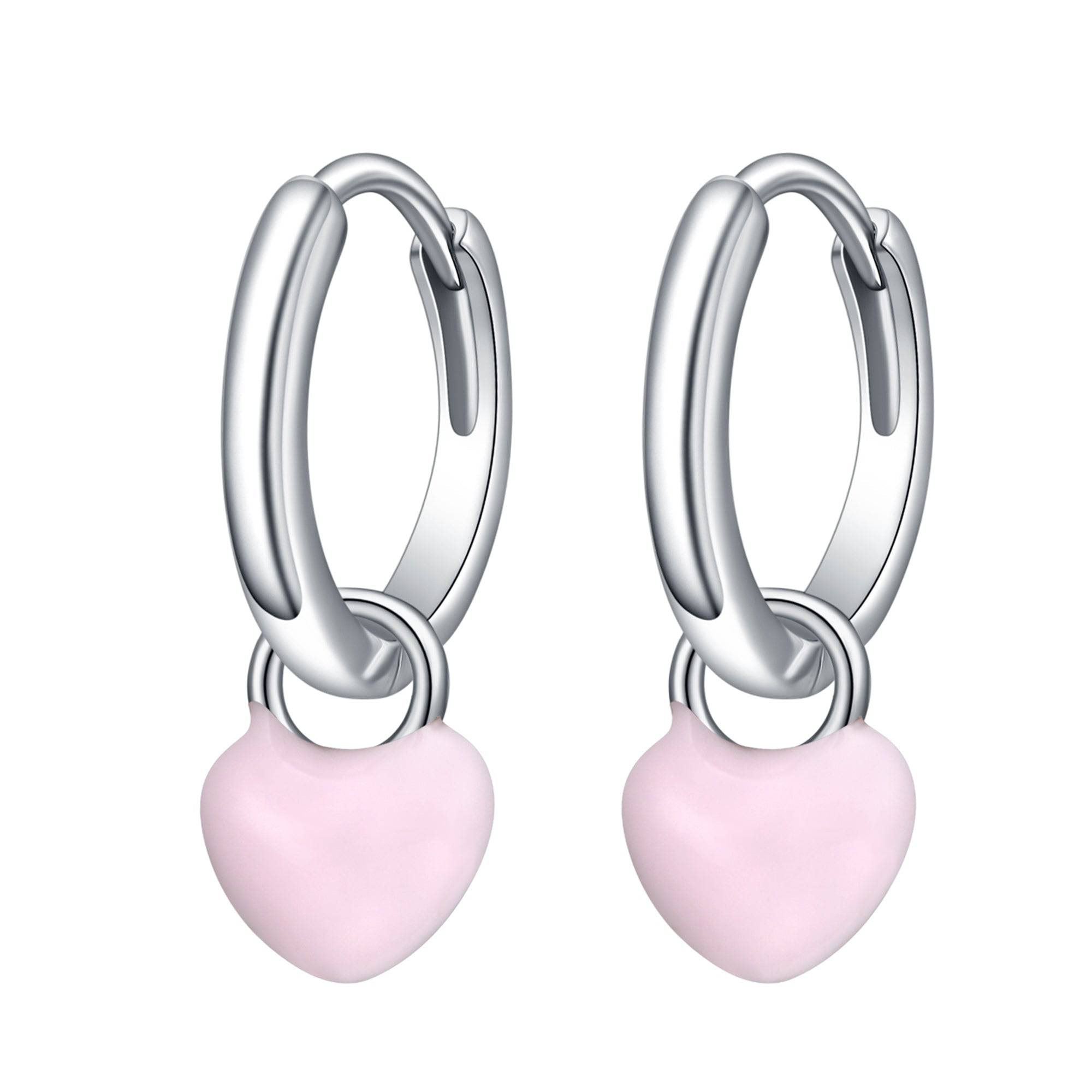 "Heart Ring Hoops" Earrings - SophiaJewels