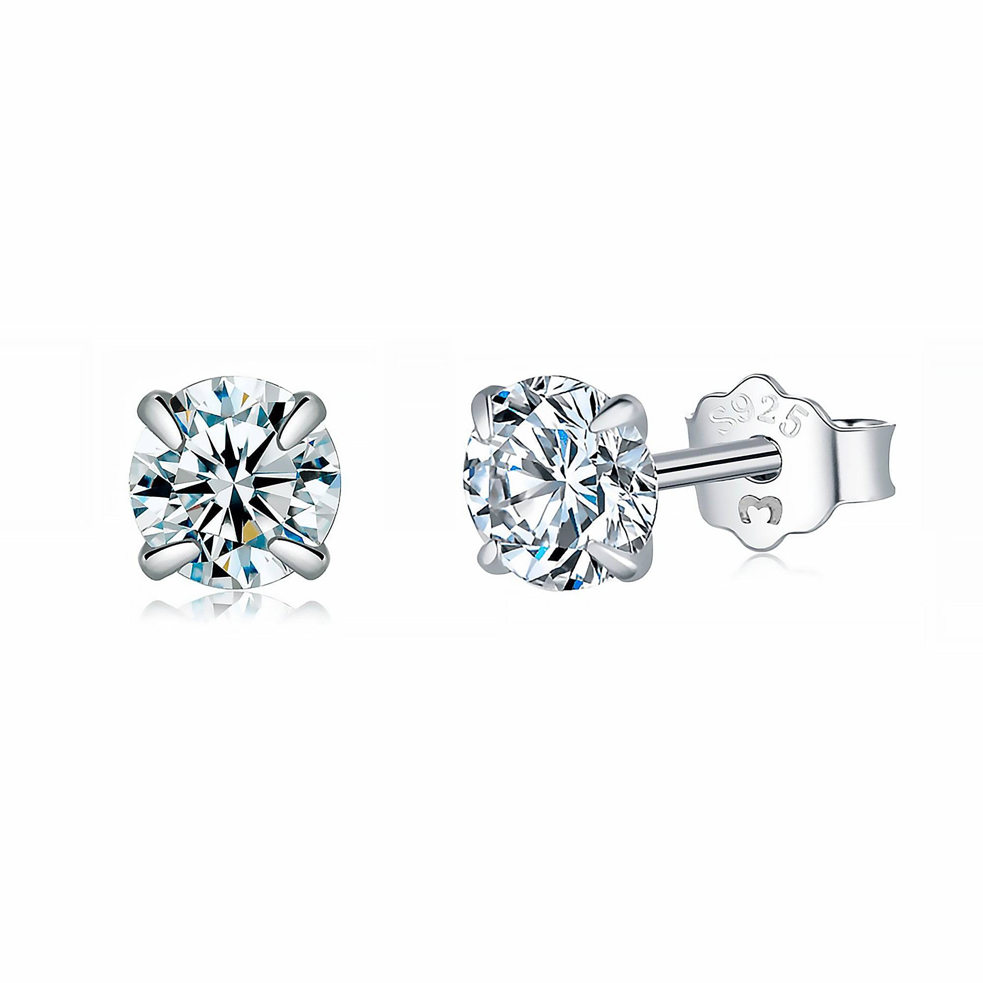 Small cubic hot sale zirconia earrings